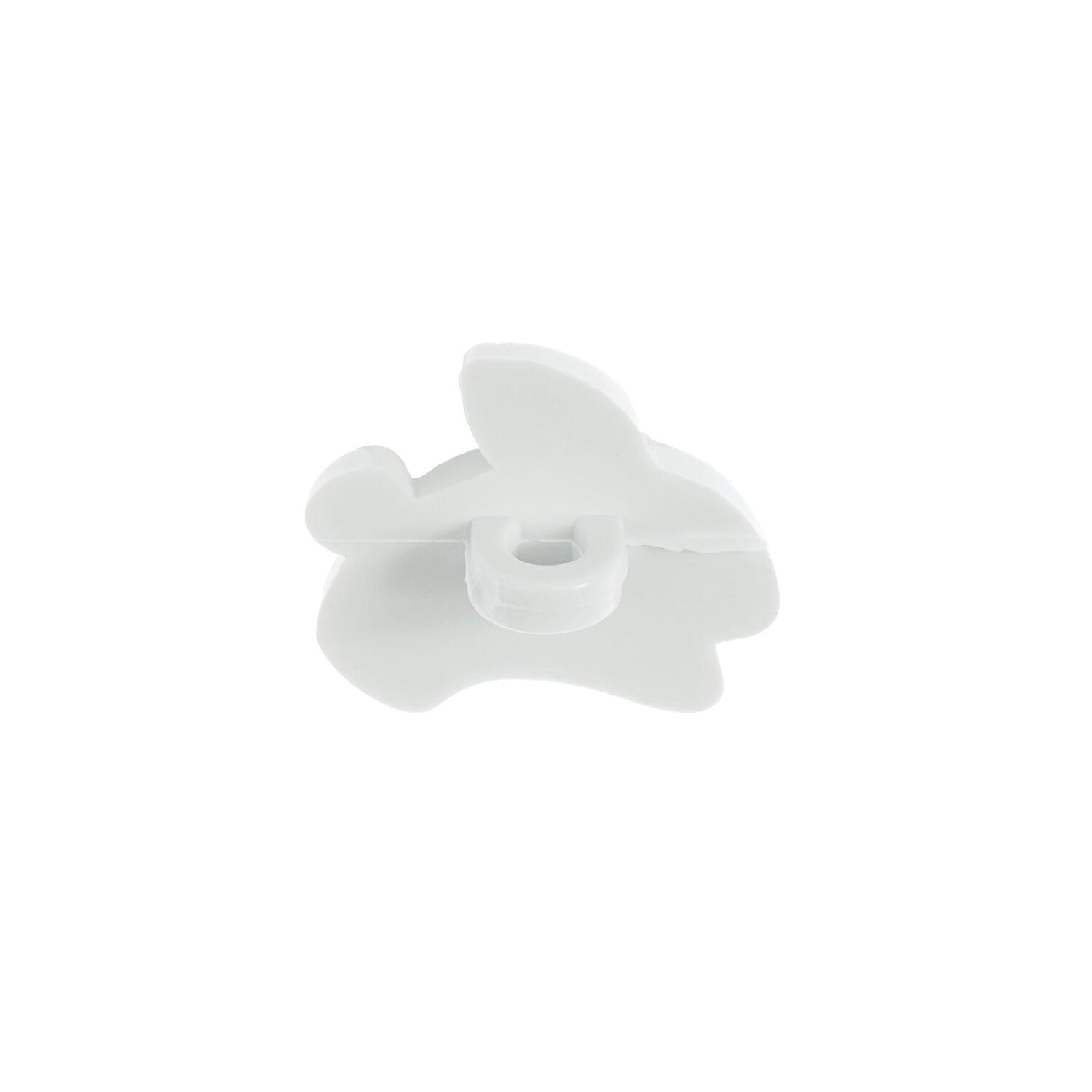 Knöpfe Häschen Weiß 1,5x1,3cm 4 Stück von Rico Design