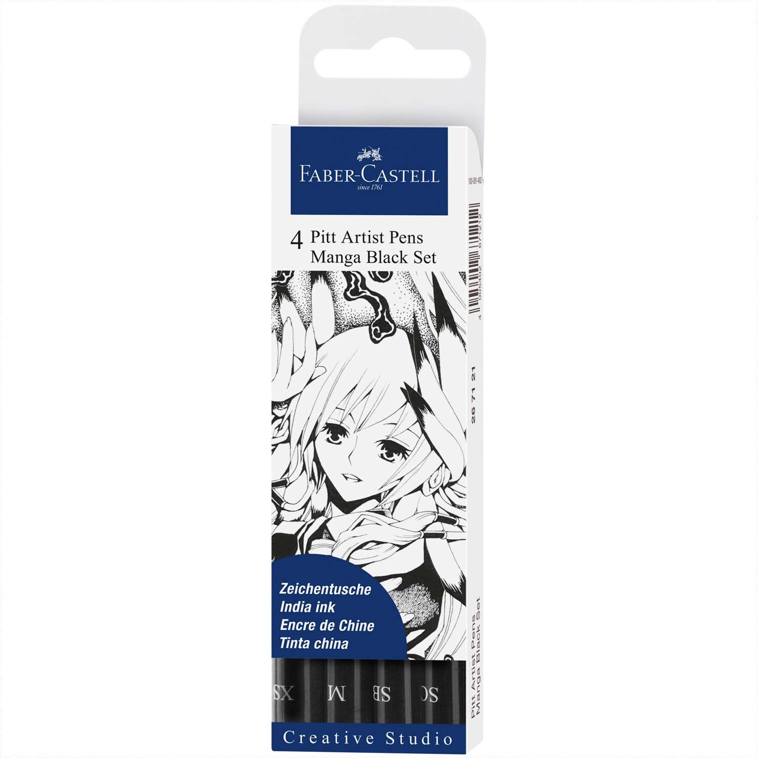 Pitt Artist Pen schwarz Manga Tuschestift-Set