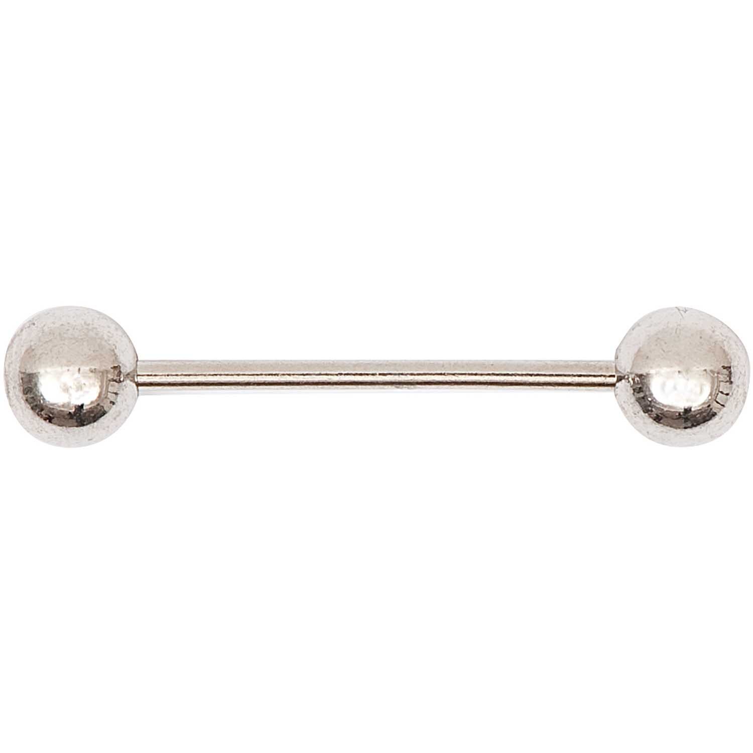 Stab mit Kugel silber 35mm 2 Stück