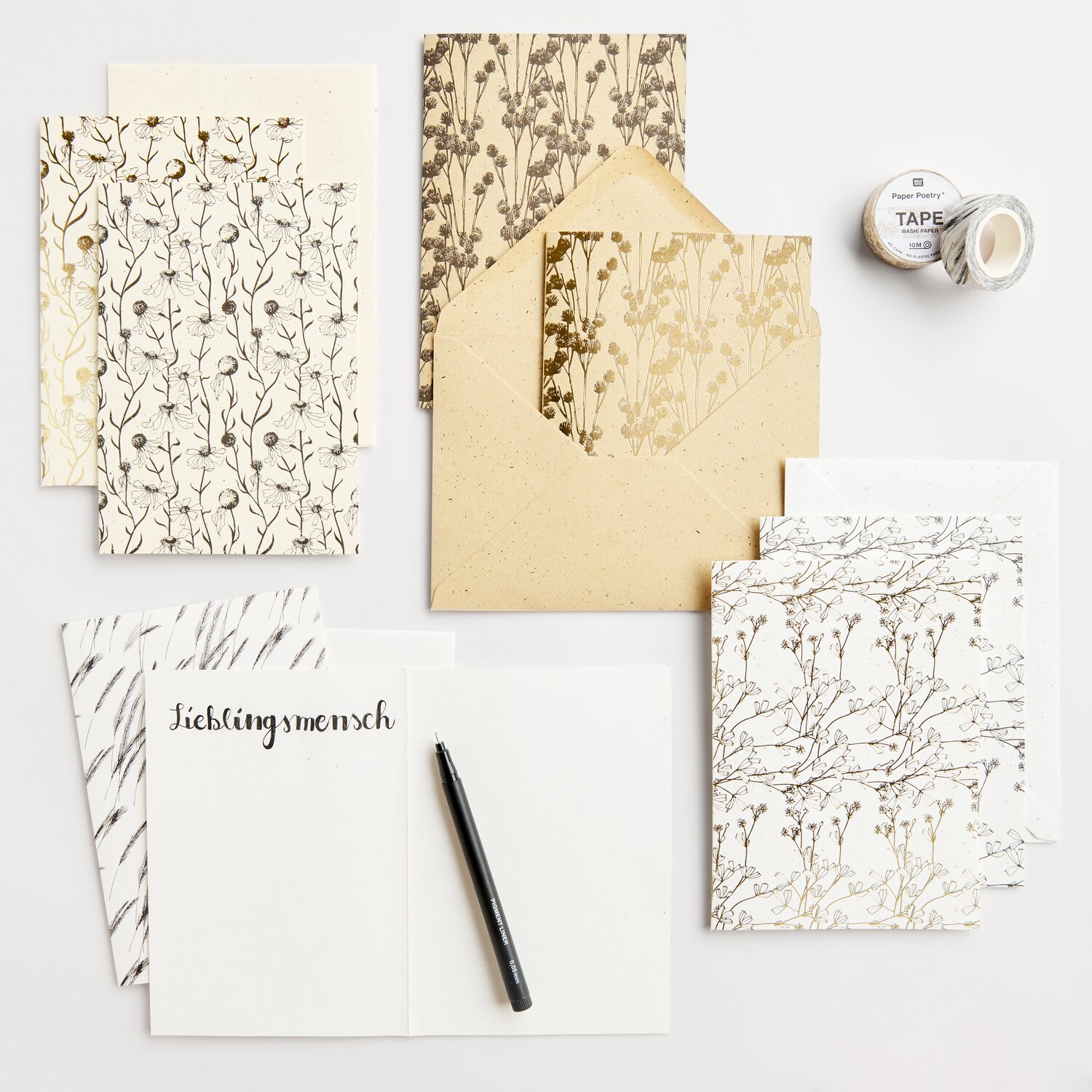 Paper Poetry Kartenset B6 In the Meadow 16-teilig von Rico Design