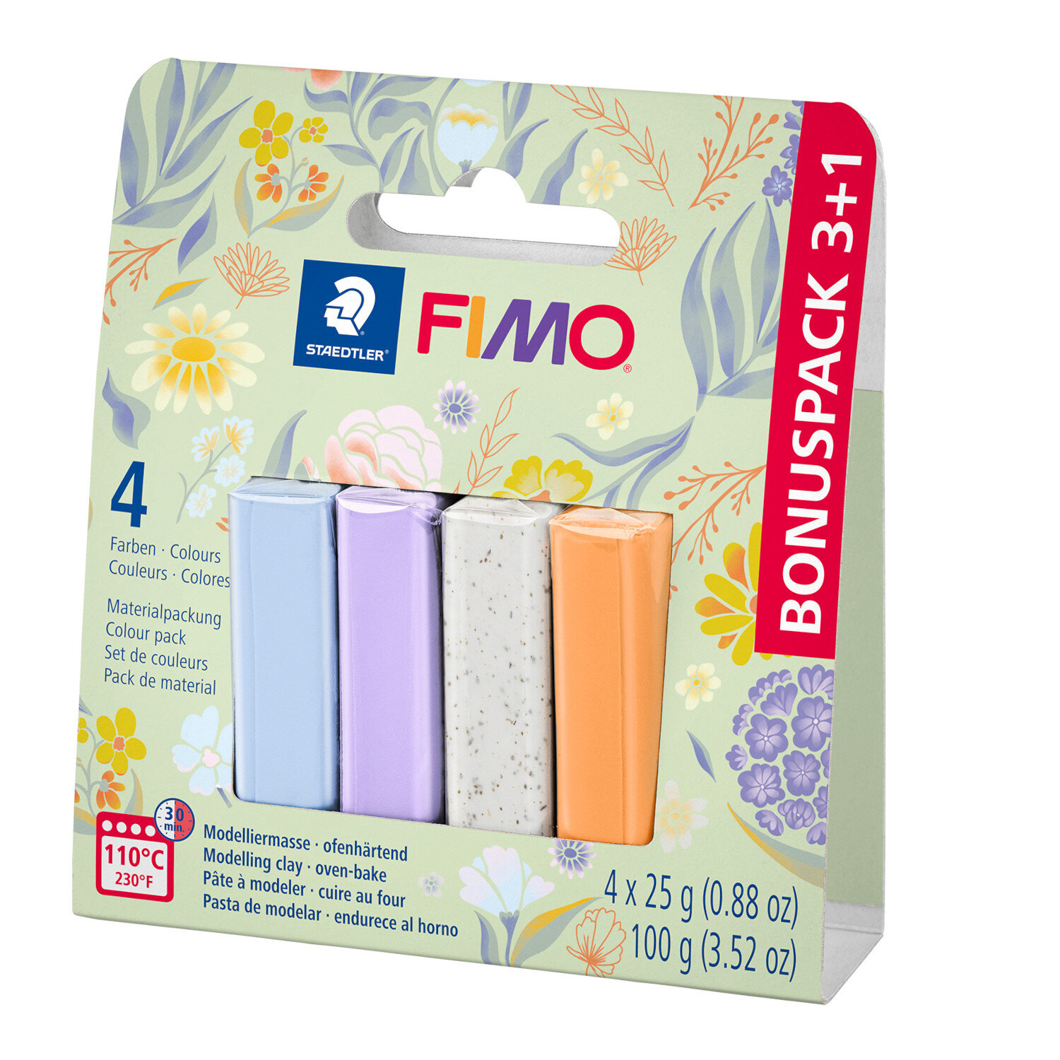 Fimo soft pastell und botanical bloomy 100g von STAEDTLER