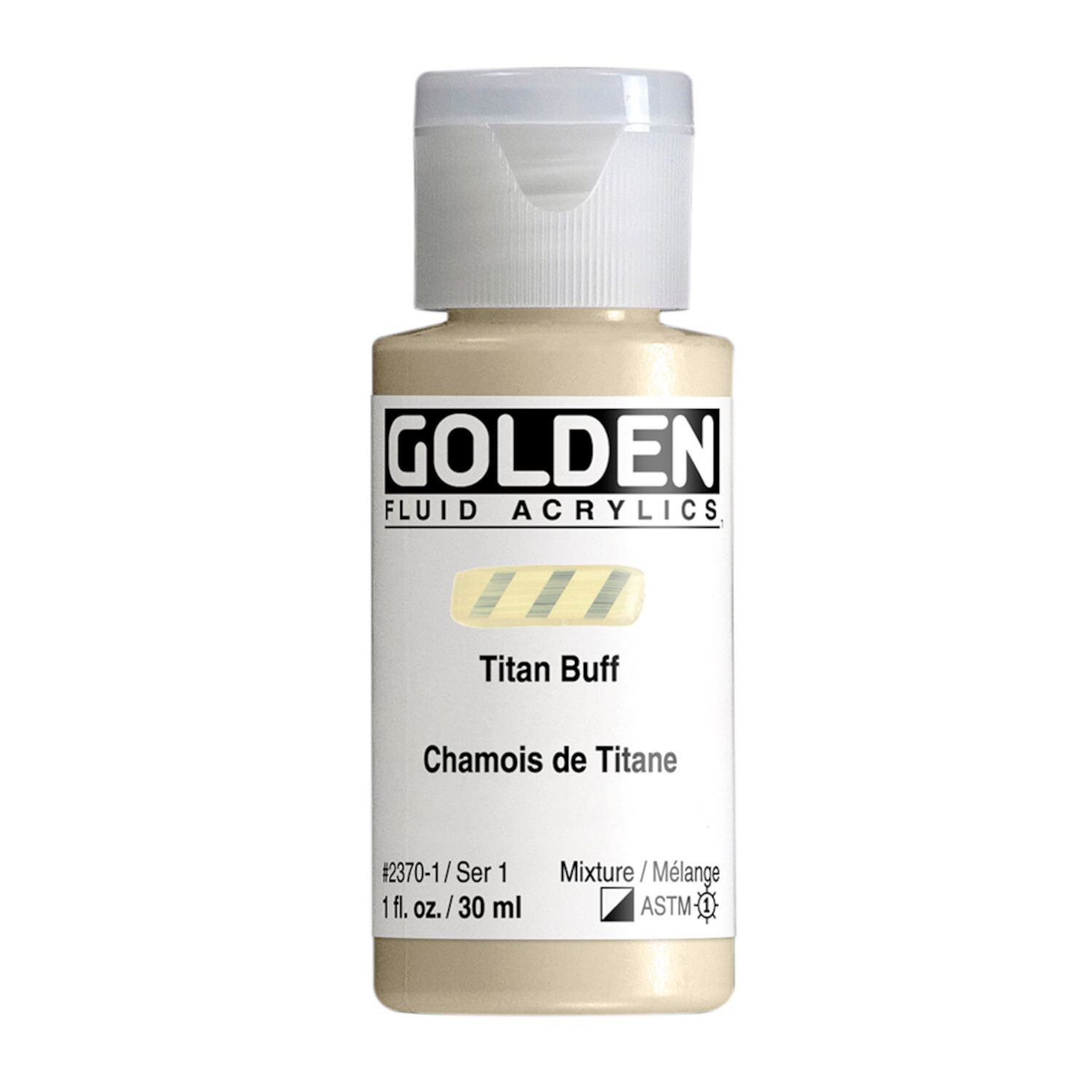 Golden Acrylics Golden Fluid Acrylfarbe Titanbuff