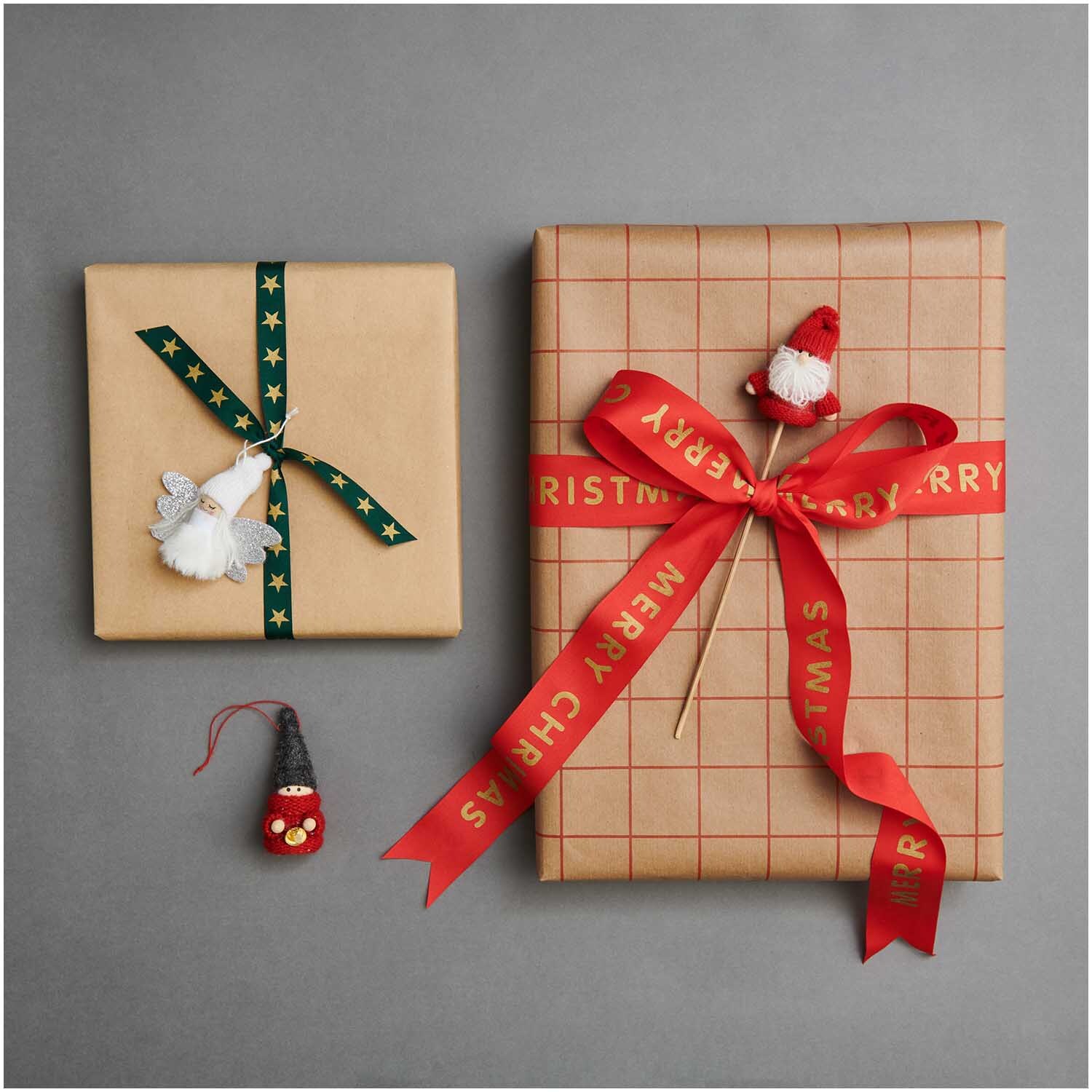 Deko-Stecker Wichtel Santa 5x3,5x24,5cm