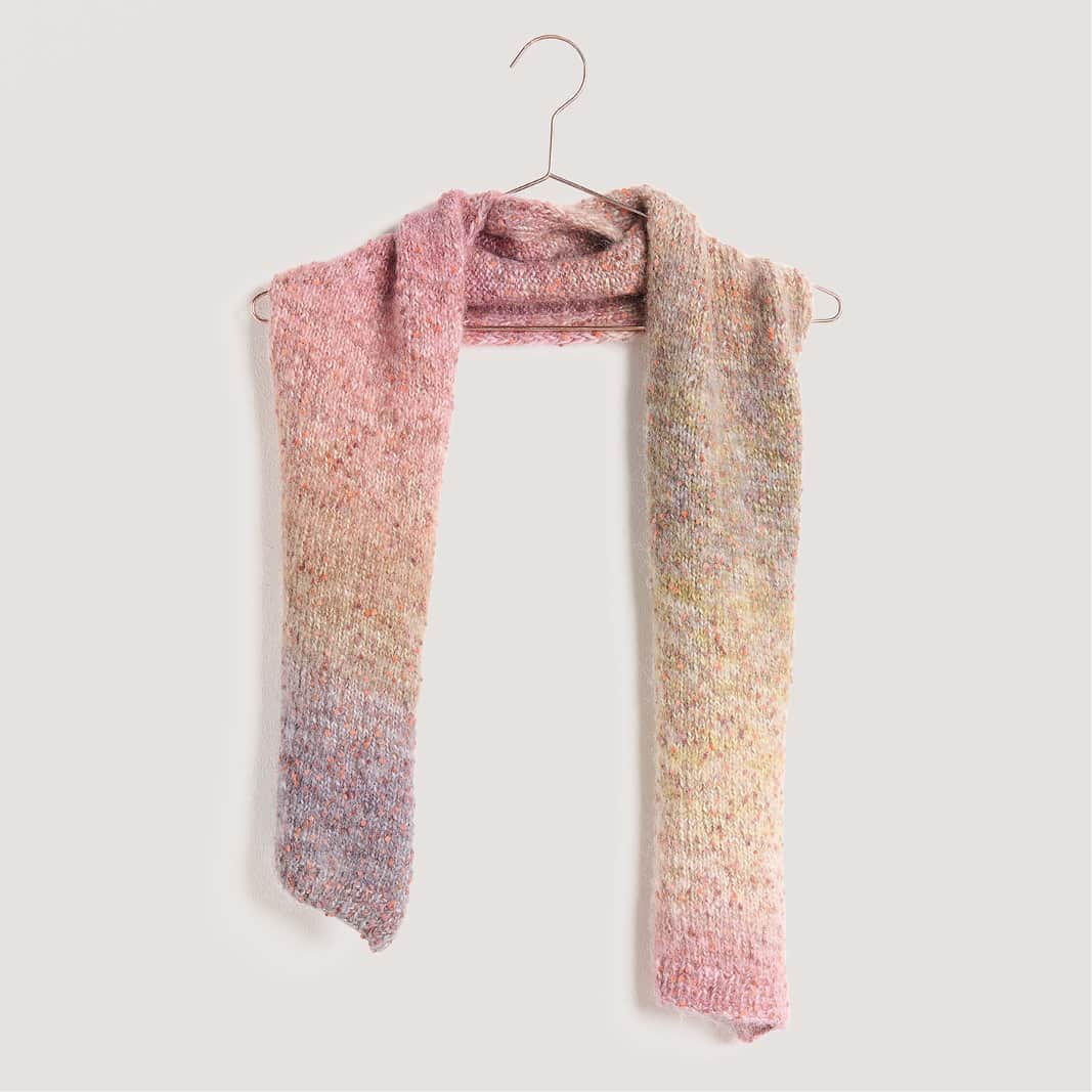 Gestrickter Schal: Modell 25 aus dem Heft Lovewool No. 23