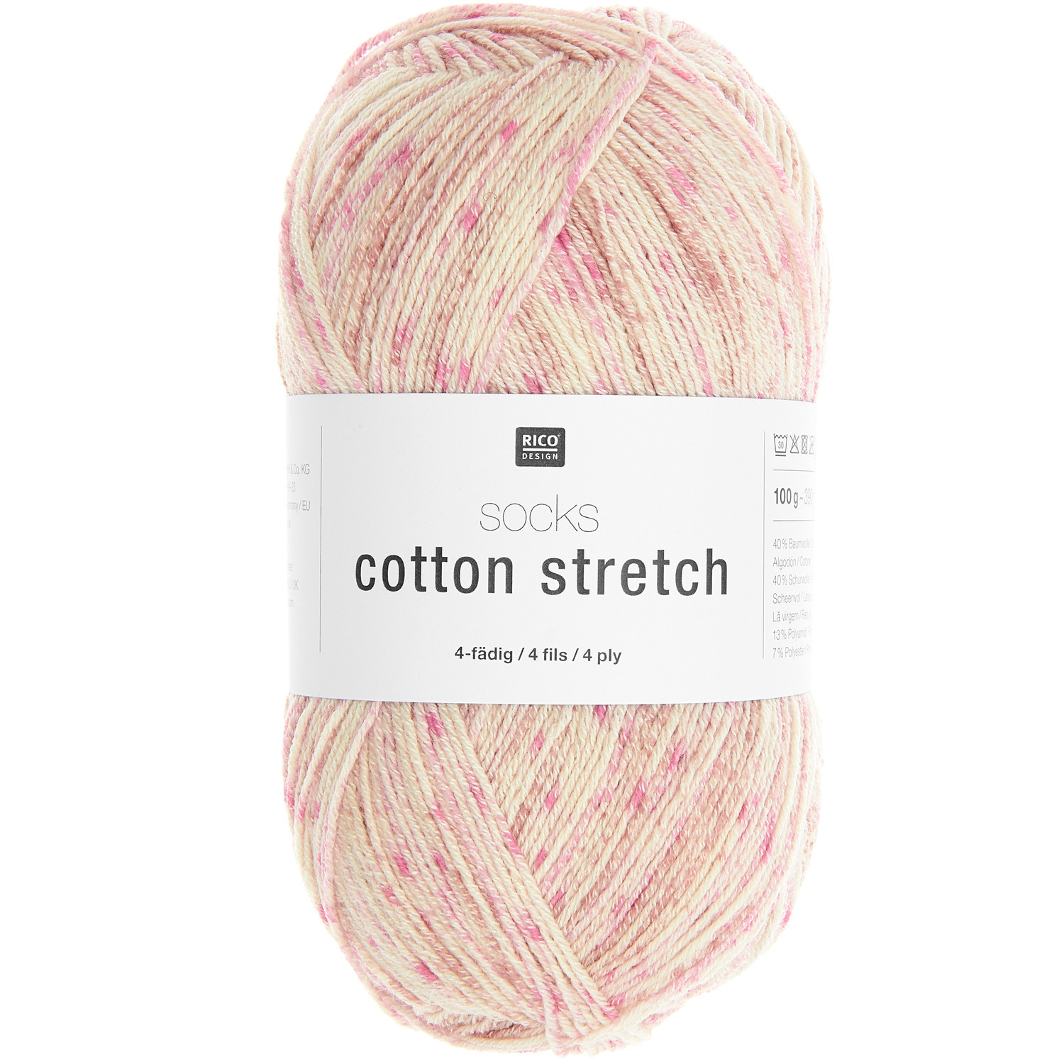 Socks Cotton Stretch 4-fädig Socks Cotton Stretch 4-fädig