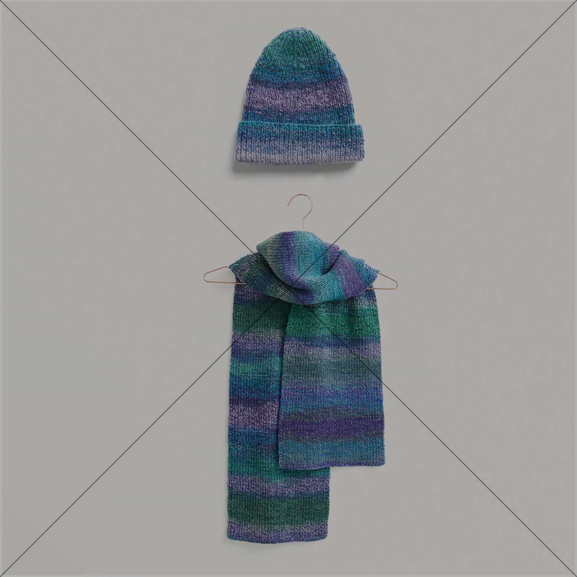 Gestrickte Mütze und Schal: Modell 16 und 17 aus dem Heft Creative Chic Unique dk Special