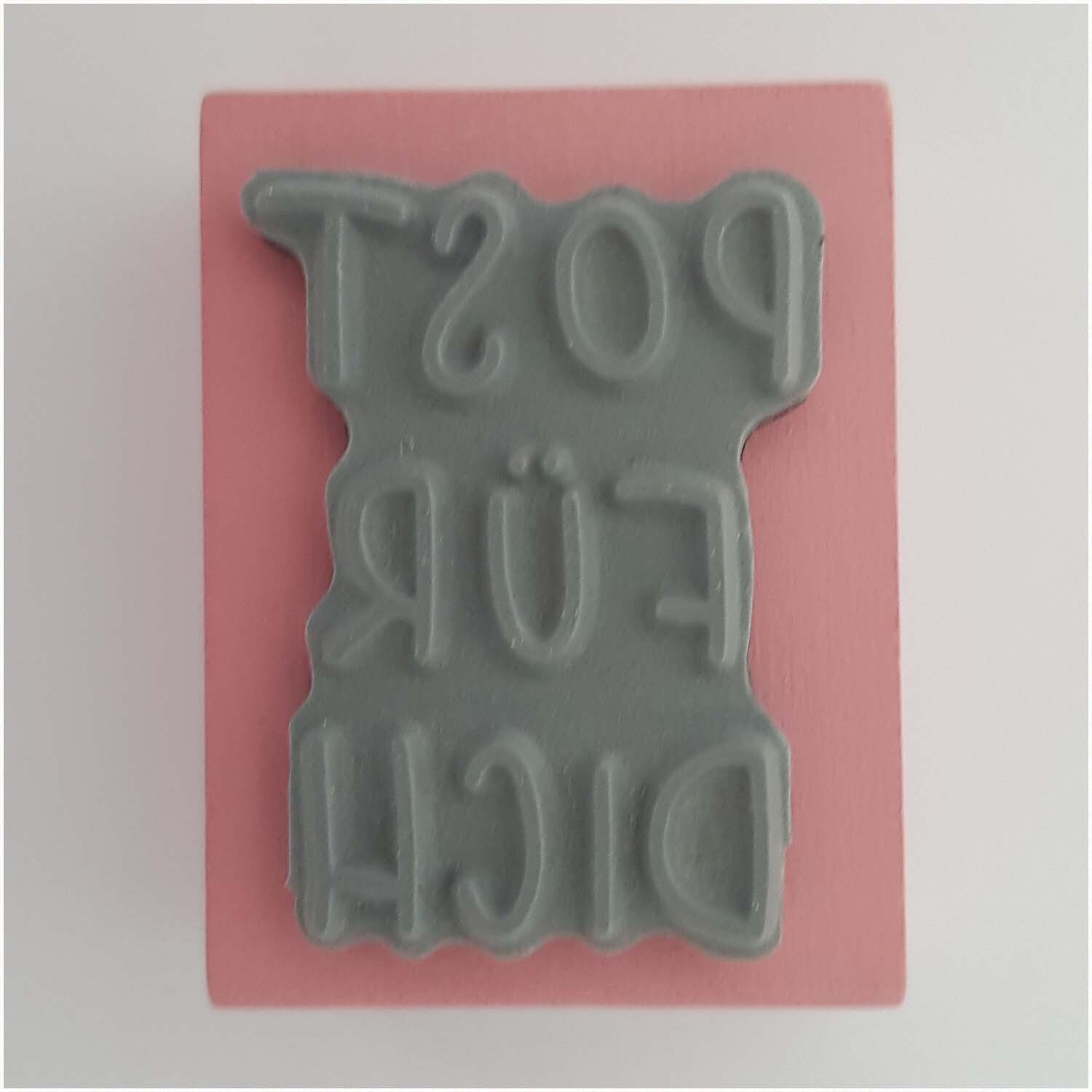 Stempel Post für dich rosa 35x45mm Stempel Post für dich rosa 35x45mm