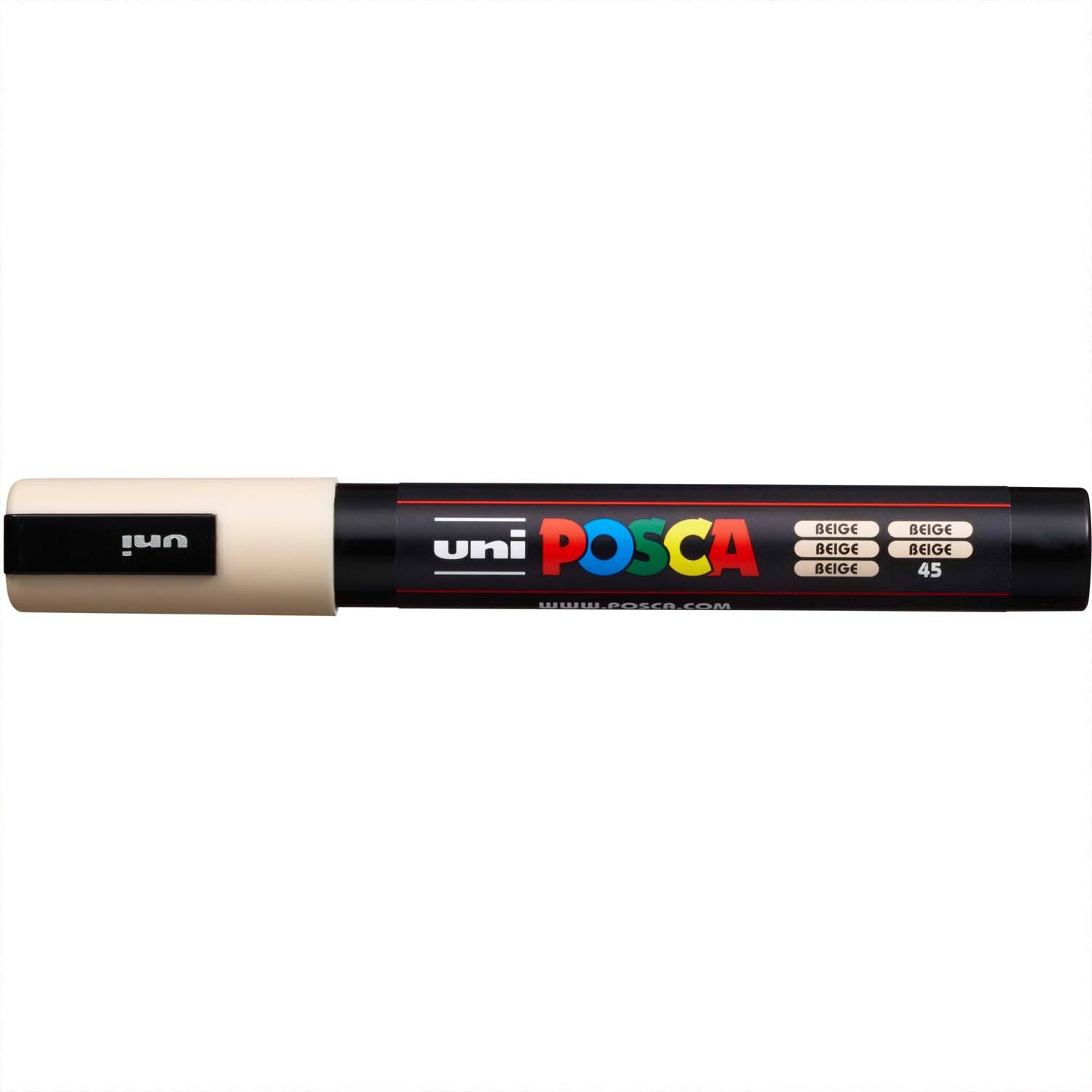 POSCA - Acrylmarker PC-5M Beige 1,8-2,5 mm Rundspitze | Marker mit wasserbasierter Pigmenttinte, deckend, für nahezu alle Oberflächen, austauschbare Spitze - Bild 5