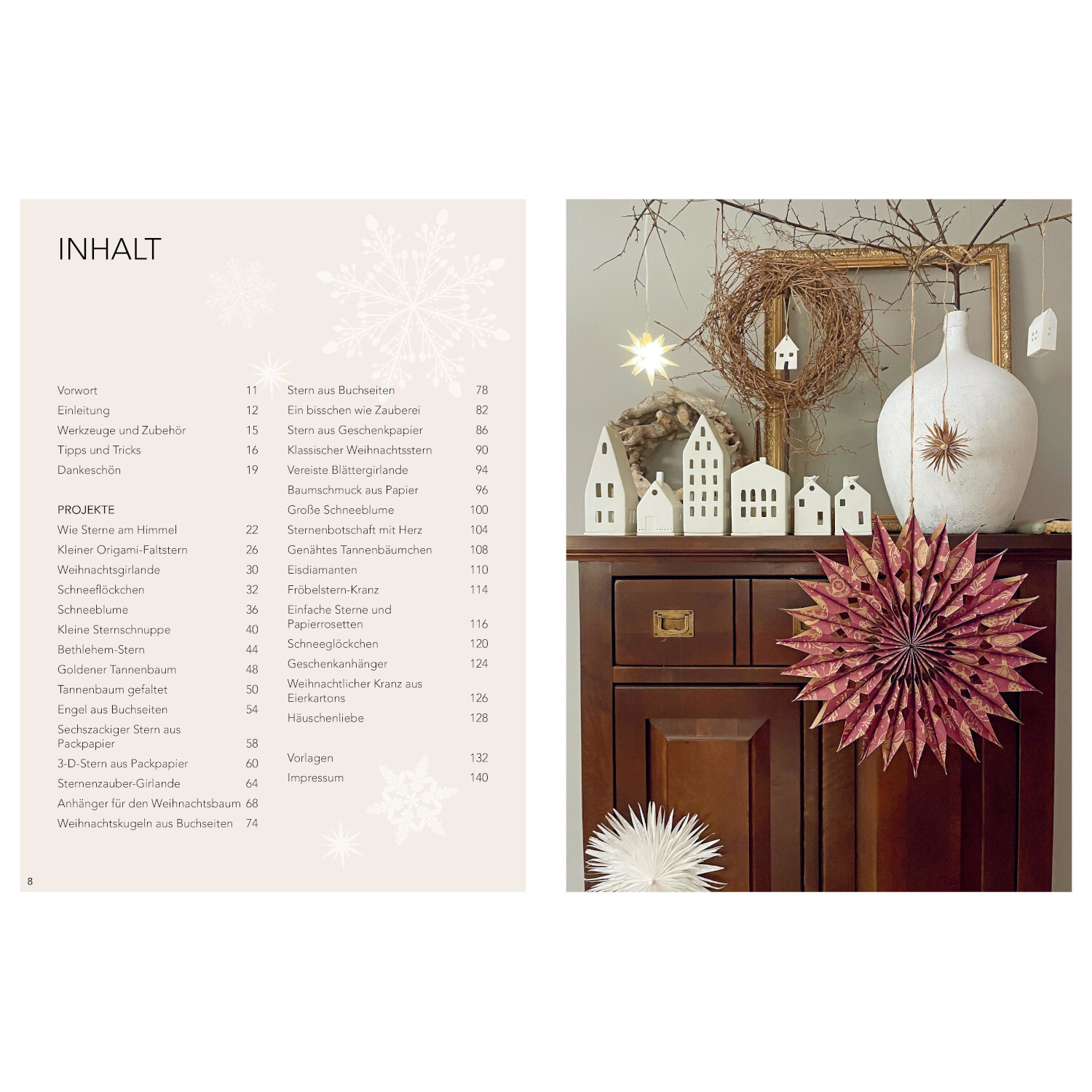 Weihnachtliche Papierdeko von Christophorus Verlag in der Christan Verlag 