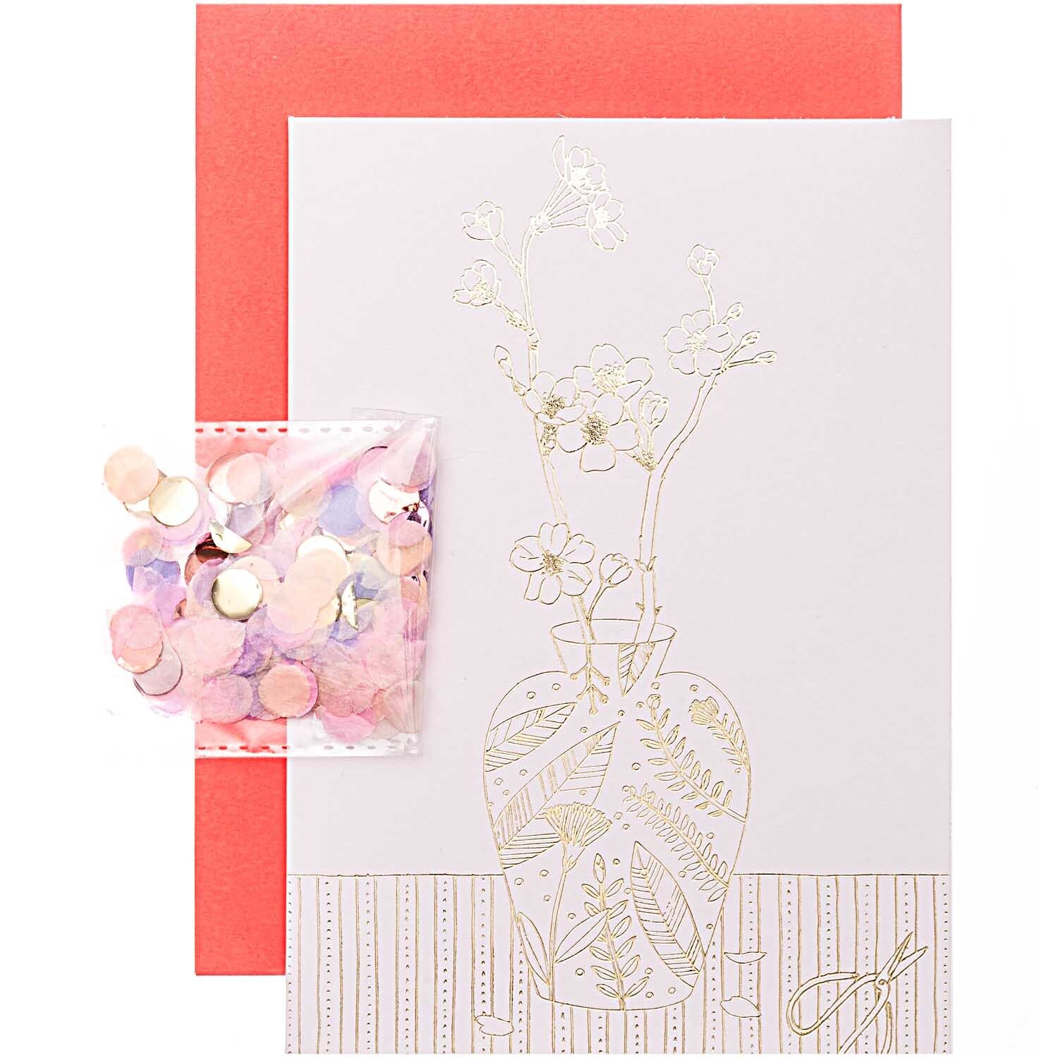 Paper Poetry Grußkartenset Hygge Kirschblüten von Rico Design