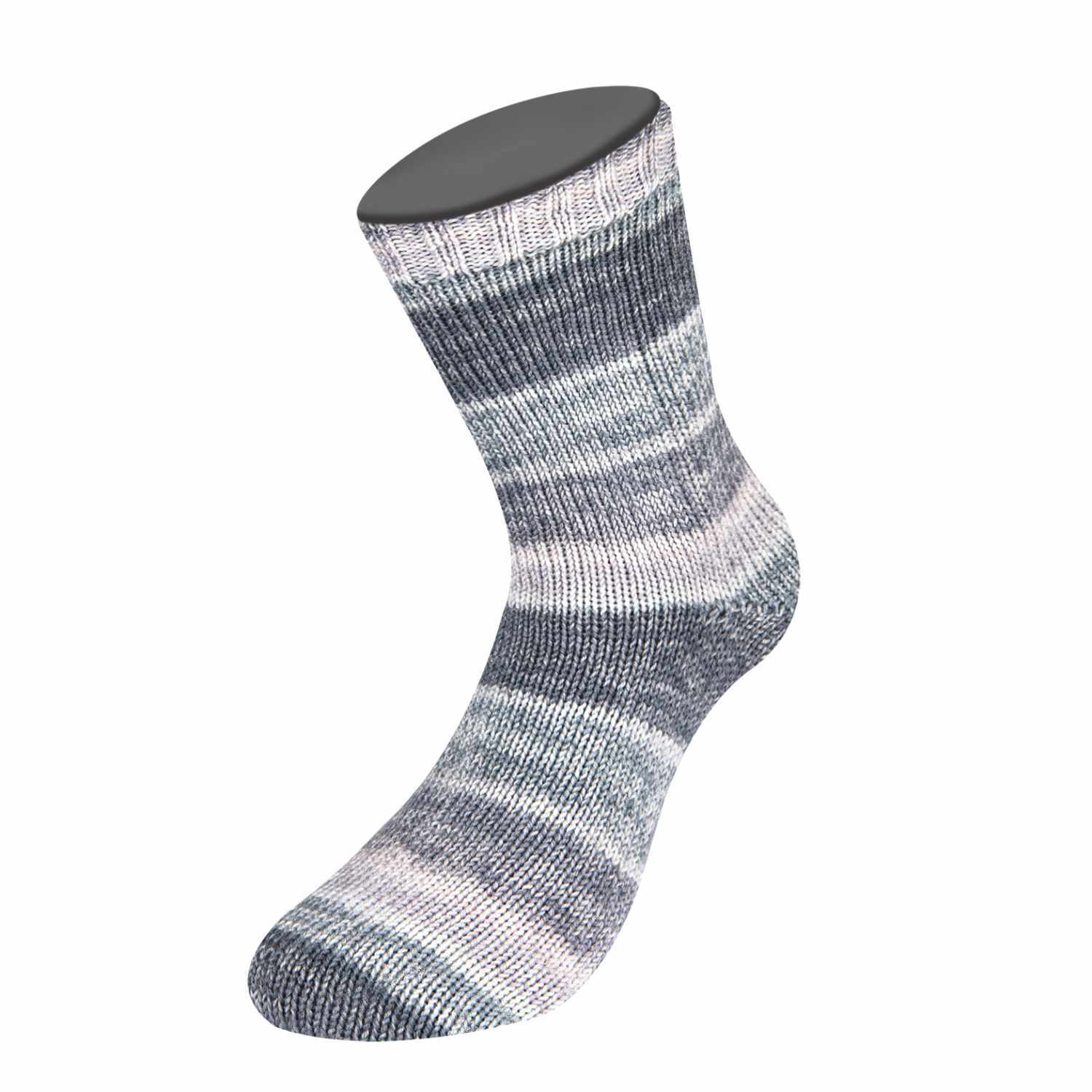 Meilenweit 100 Merino Extrafine Cosima 100g 420m Farbe Grau von LANA GROSSA Mode mit Wolle Handels- und Vertriebs 