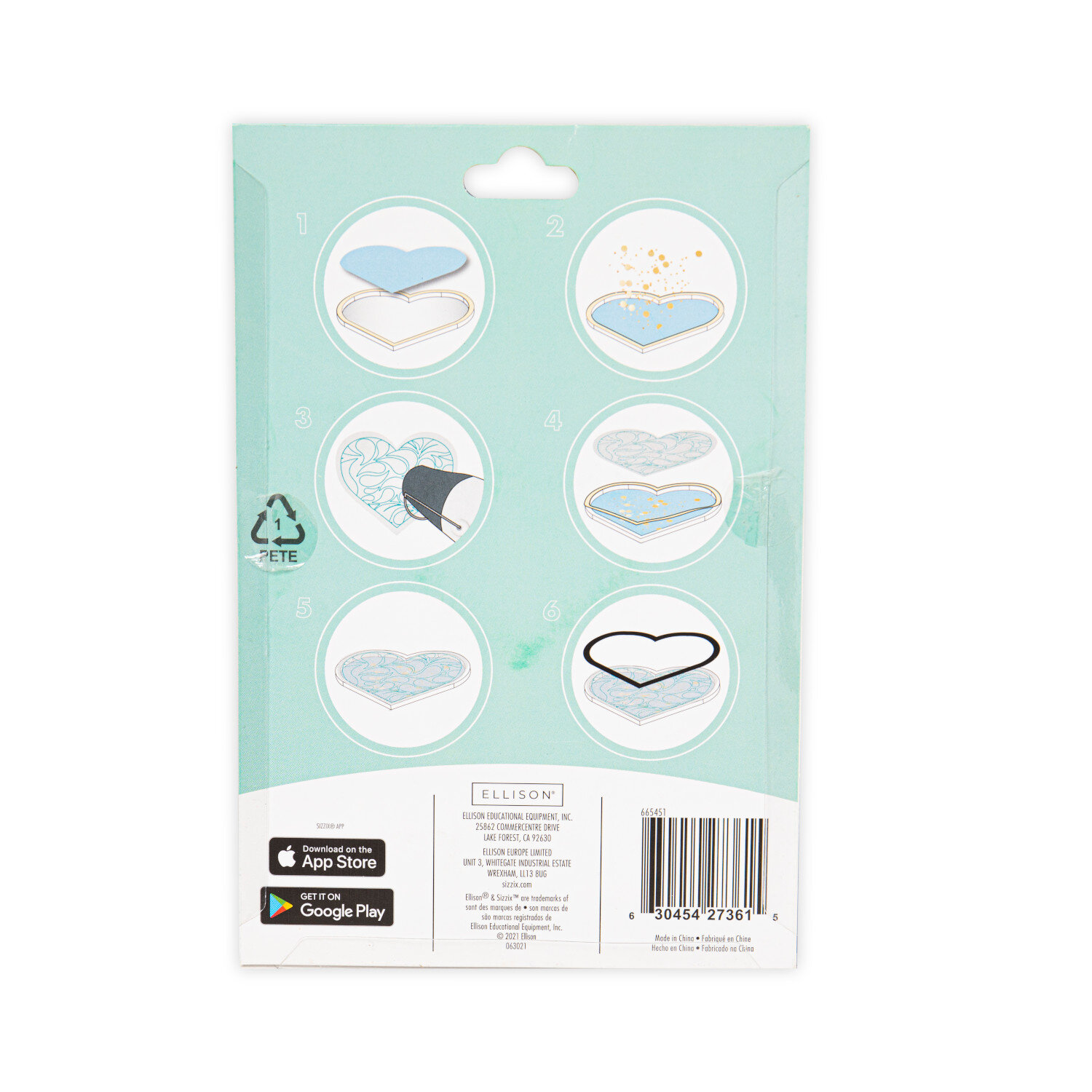 Making Essential Shaker Panes Hearts 3PK von idee. Creativmarkt