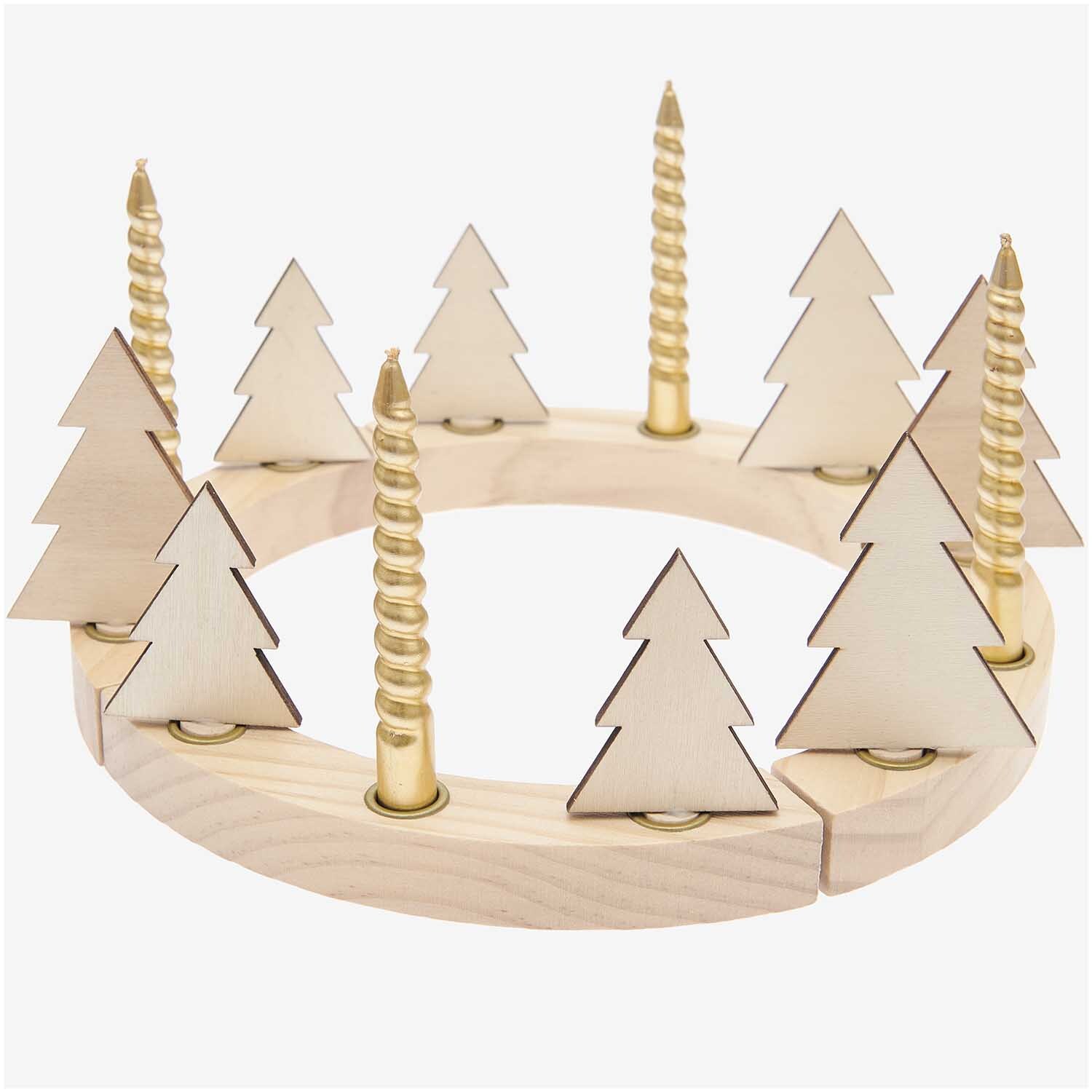 Adventskranzfiguren Tanne 8 Stück Adventskranzfiguren Tanne 8 Stück