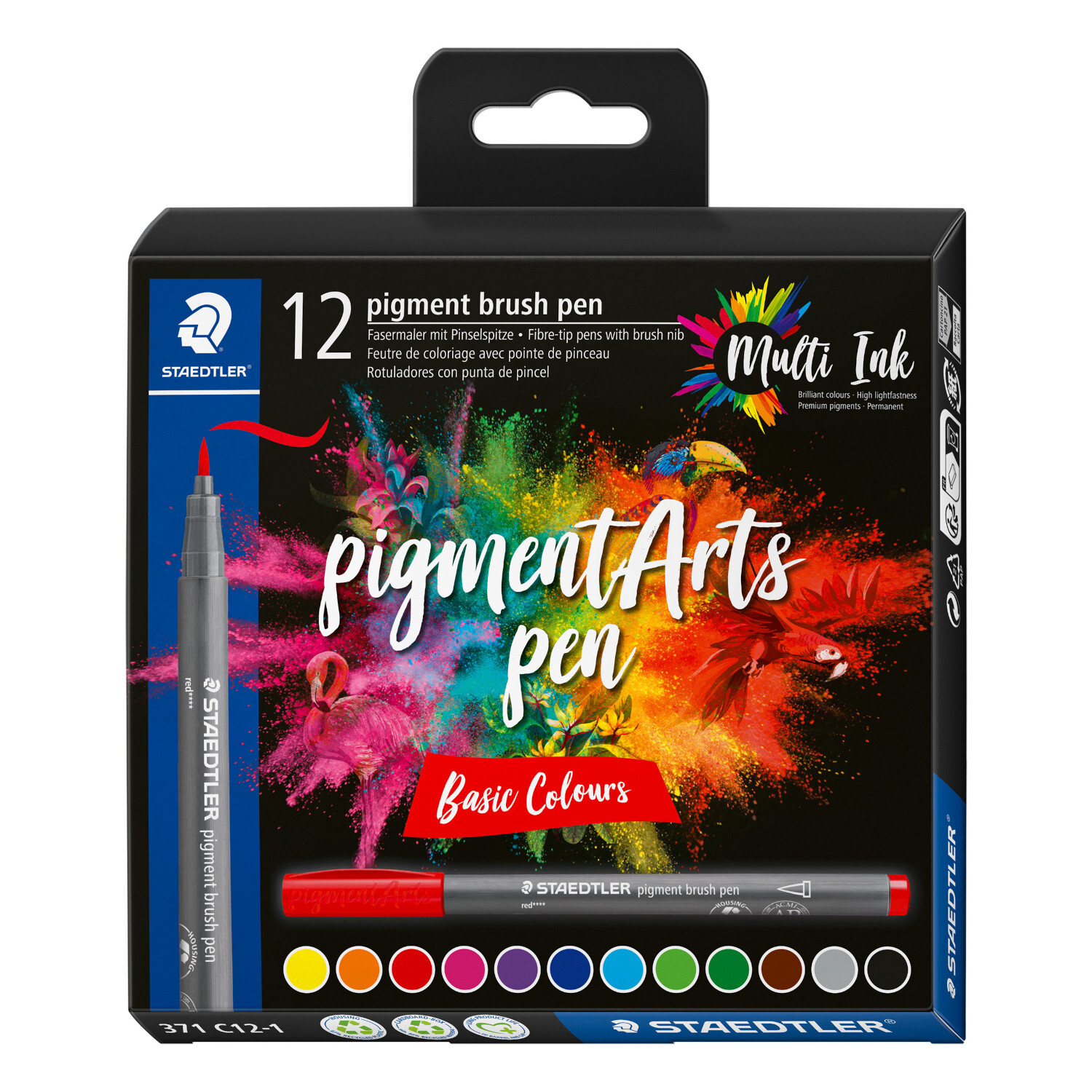 Pigment Brush Pen Basic Set