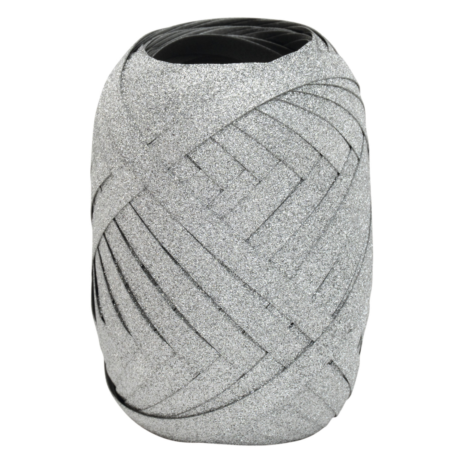 Kräuselband Glamour in Silber, 5mmx10m. Ideal für Geschenkverpackungen, glänzend und dekorativ. Perfekt für festliche Anlässe.