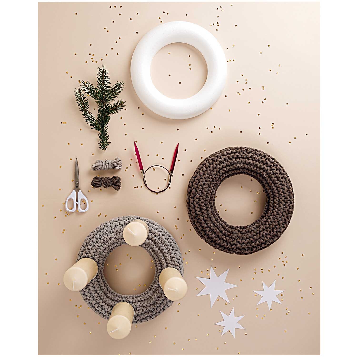Polystyrol Halbring 15cm