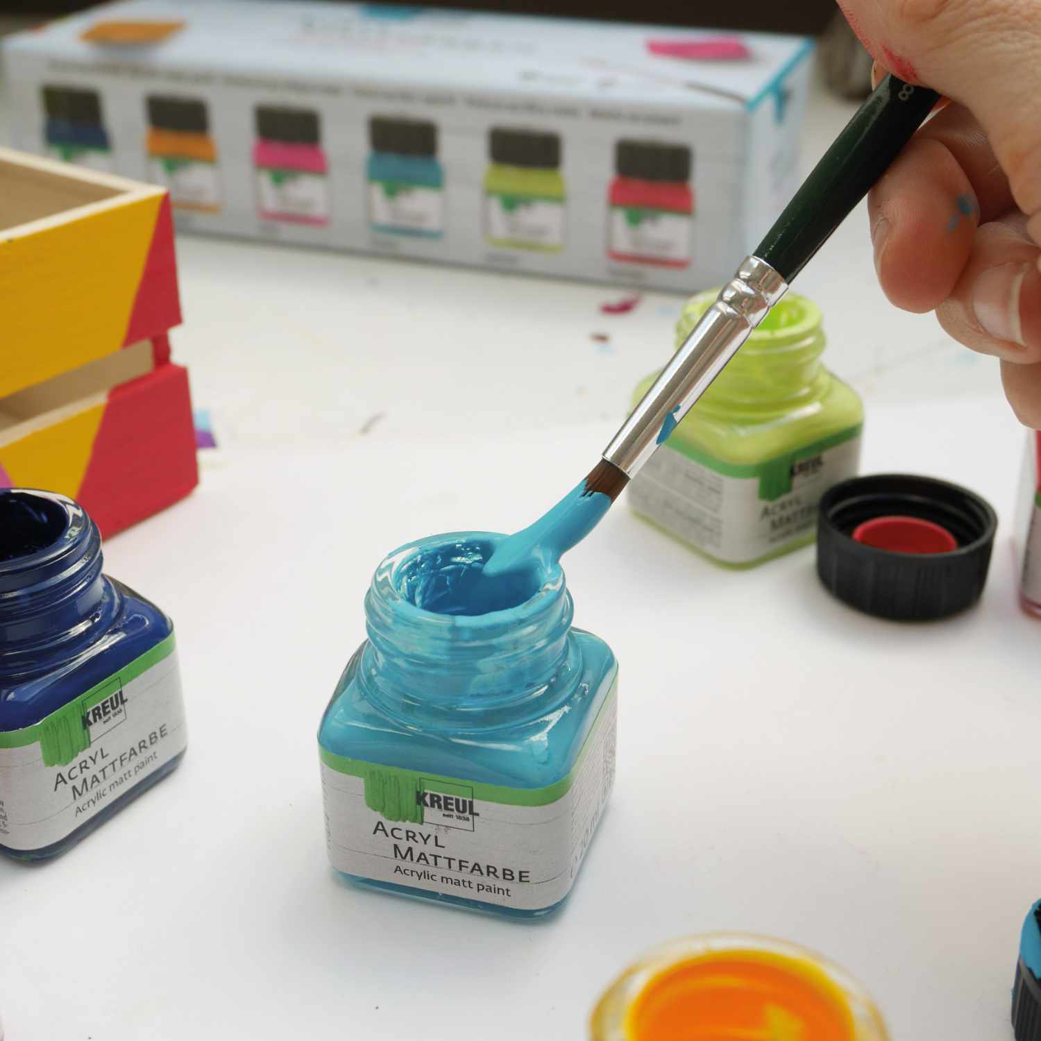 Acryl Mattfarben Set Color Living 6x20ml Acryl Mattfarben Set Color Living 6x20ml
