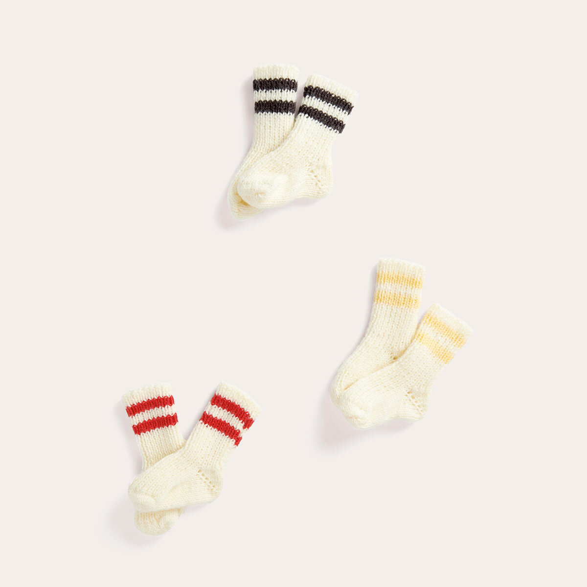 Strickanleitung College-Babysocken aus Baby Classic dk von idee. Creativmarkt 