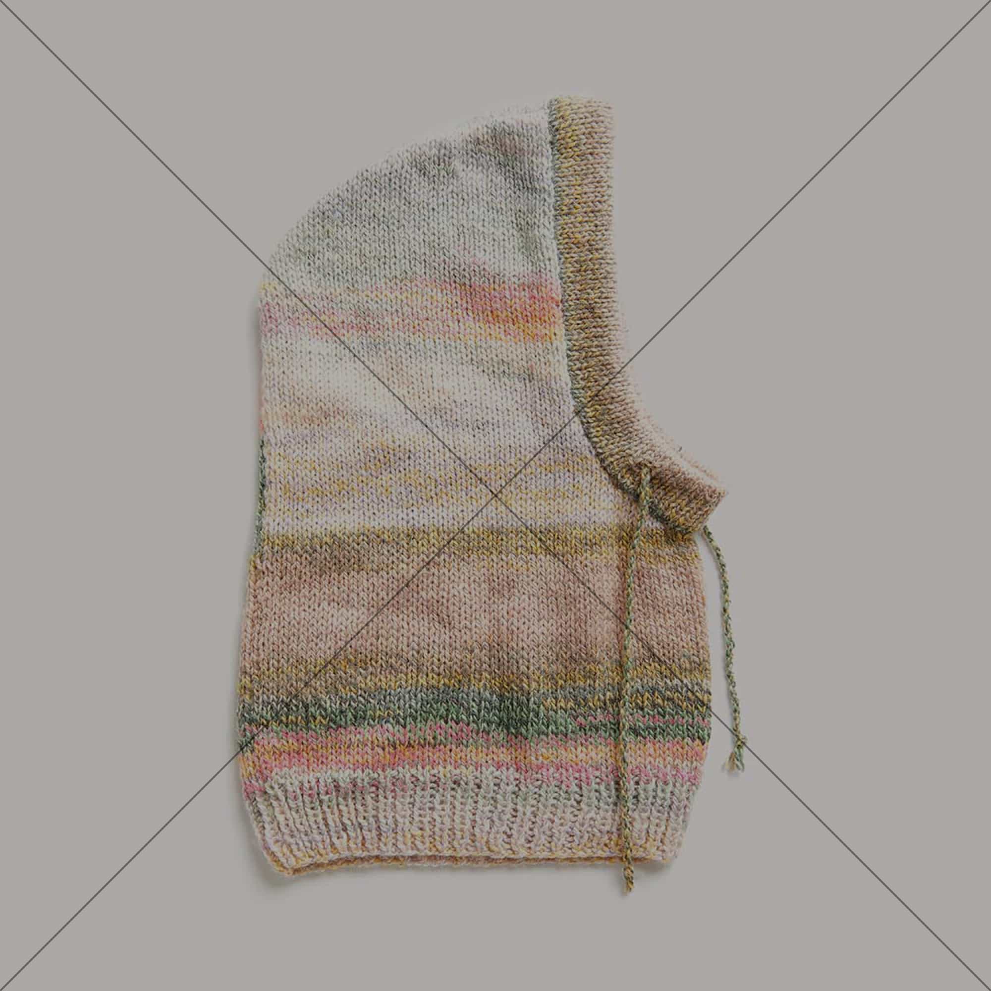 Gestrickte Balaklava: Modell 08 aus dem Heft Creative Chic Unique dk Special