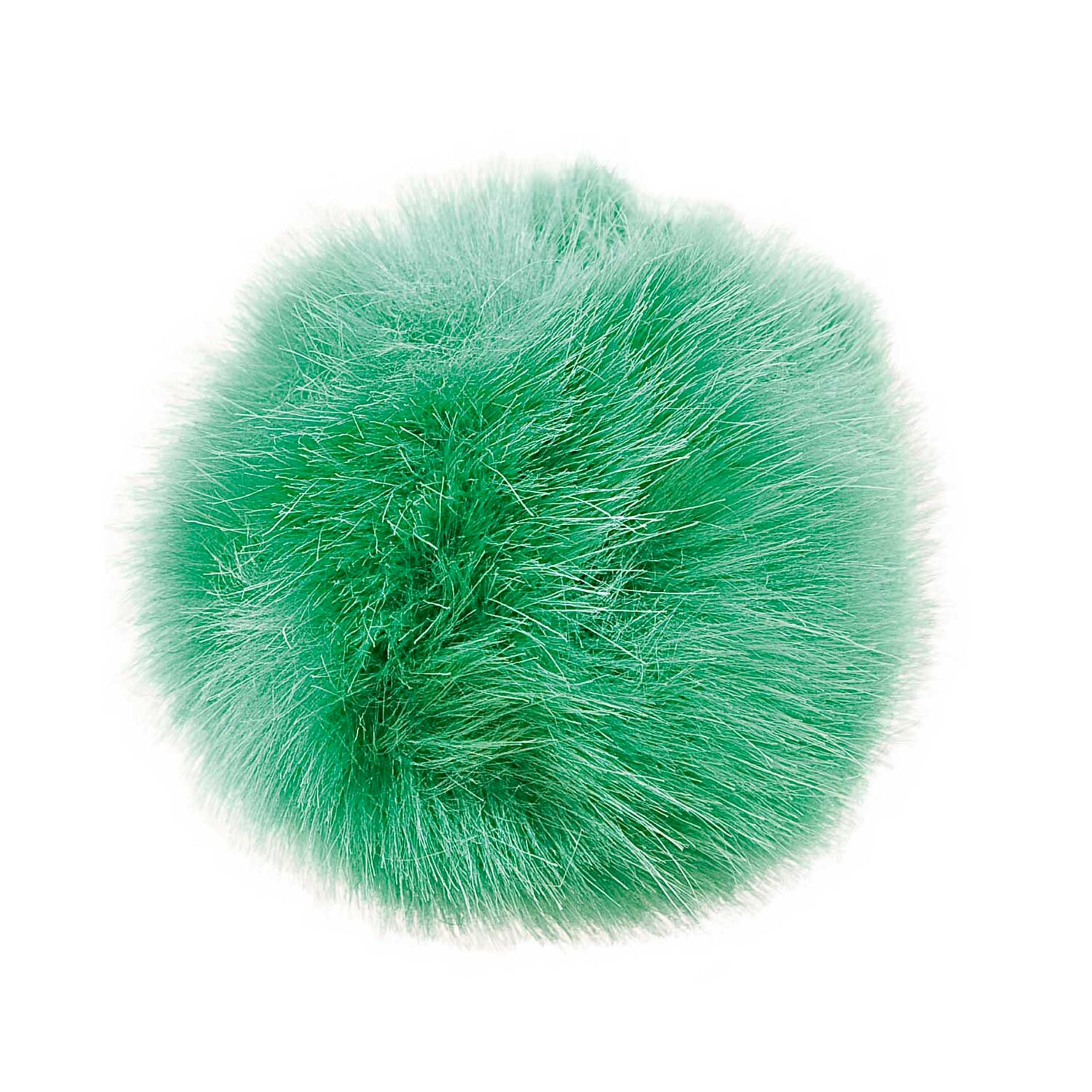 Kunstfellbommel 5cm Farbe Grün von Rico Design