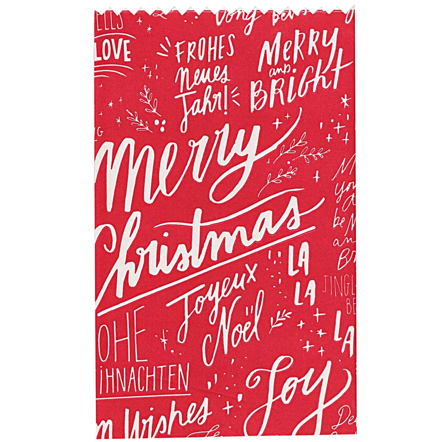 Paper Poetry Bastelset Papiertüten-Sterne Jolly Christmas klein