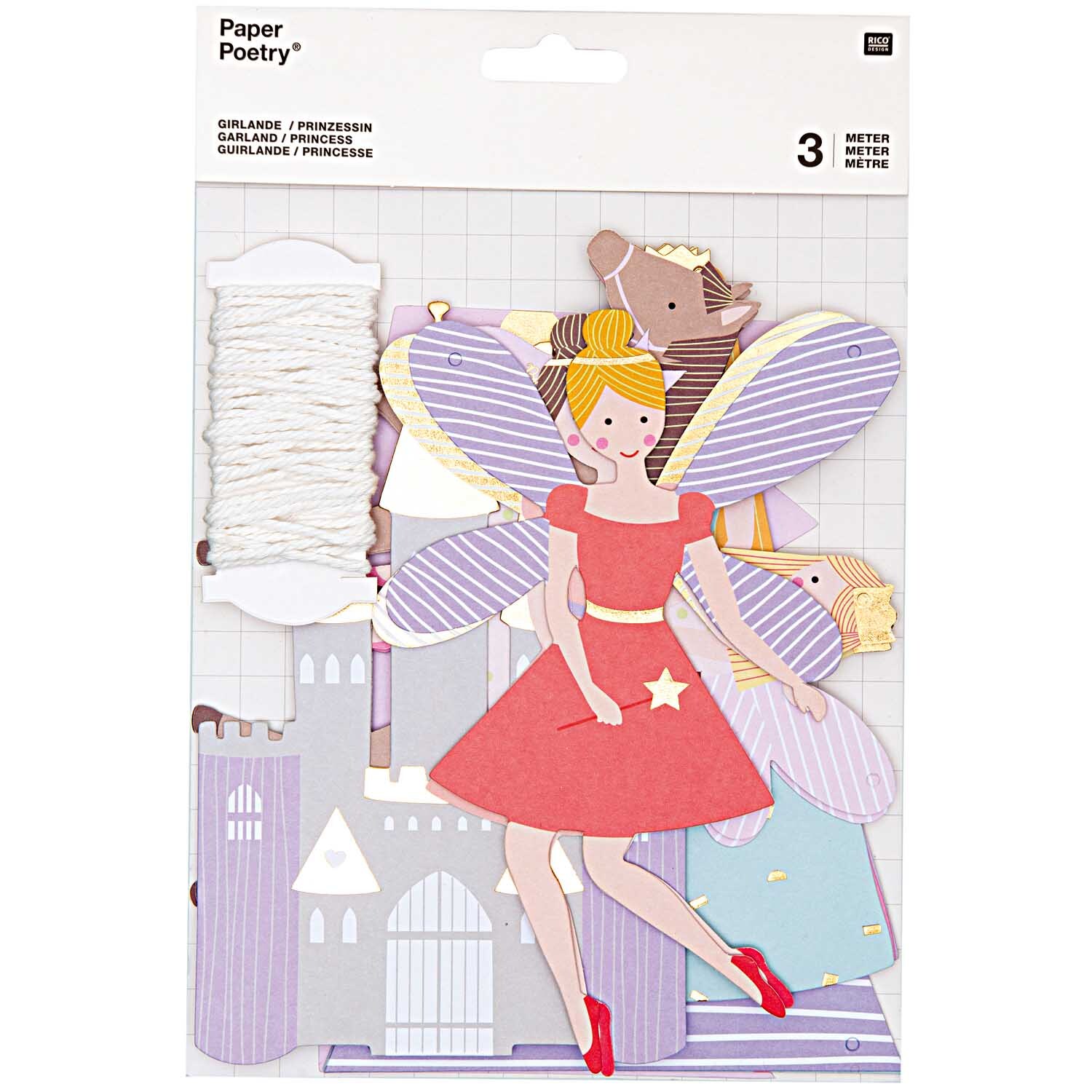 Paper Poetry Girlande Prinzessin 3m Paper Poetry Girlande Prinzessin 3m