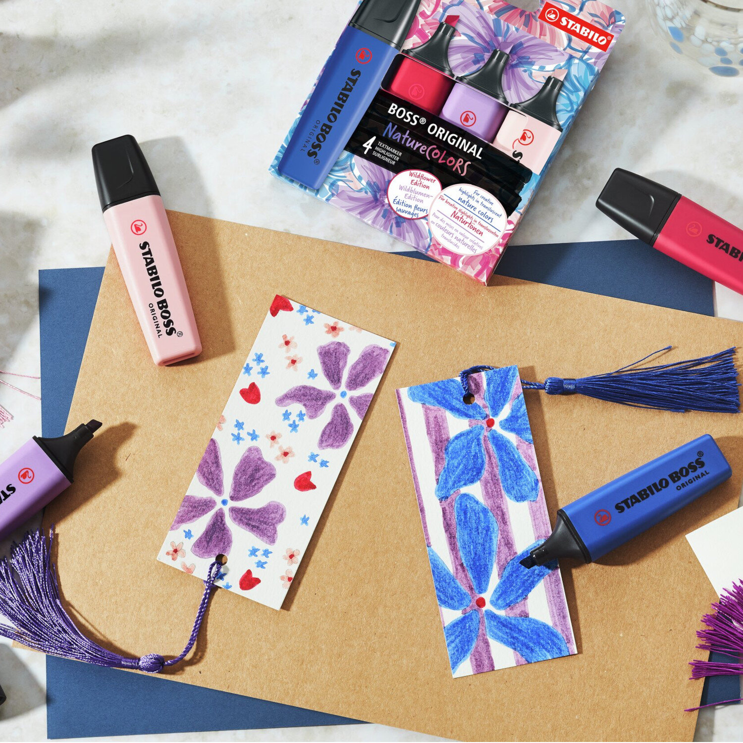 Stabilo Boss Original Nature Wildflower Set 4 Stück von STABILO International 