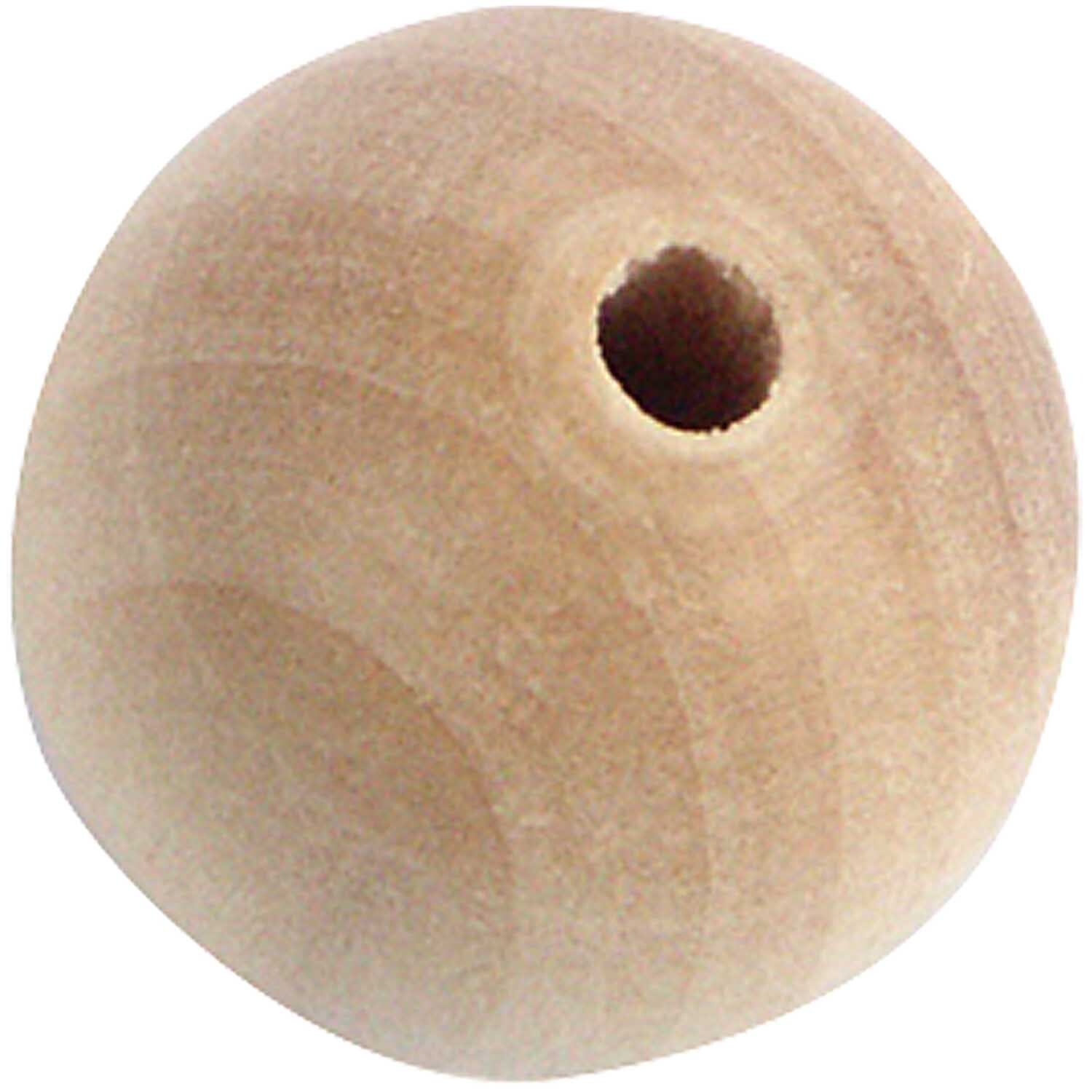 Holzkugel halbgebohrt