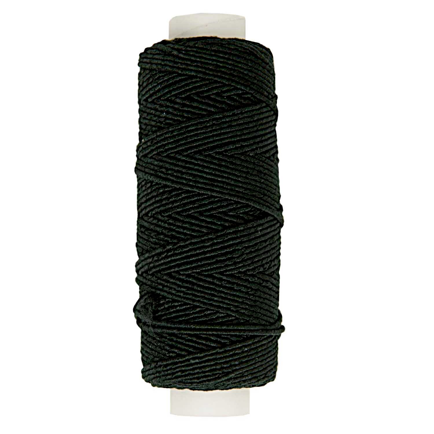 Elastic Nähfaden schwarz 20m von Rico Design