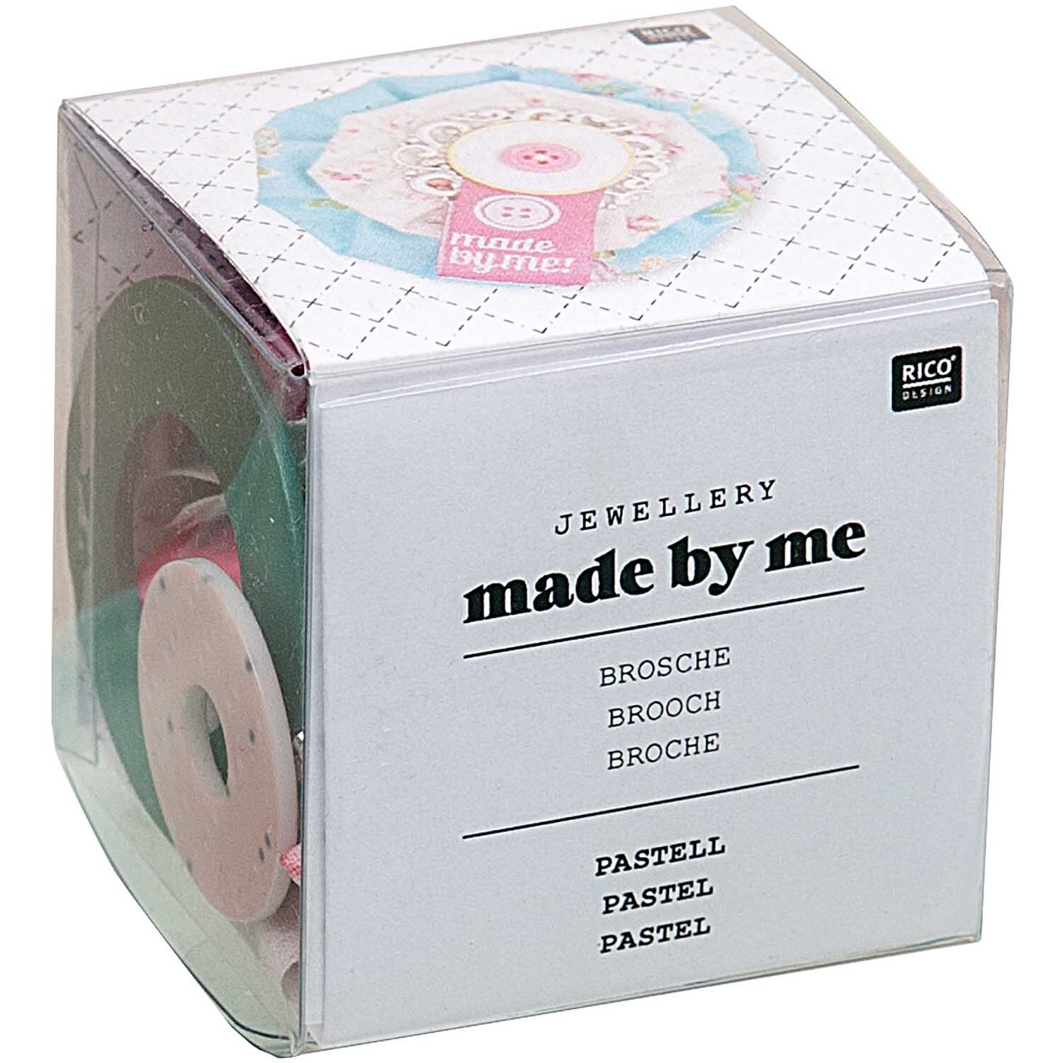 Brosche pastell 7cm