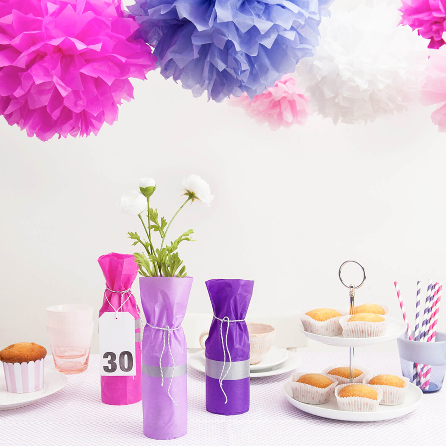 Bastelanleitung Partydeko selber machen von idee. Creativmarkt 