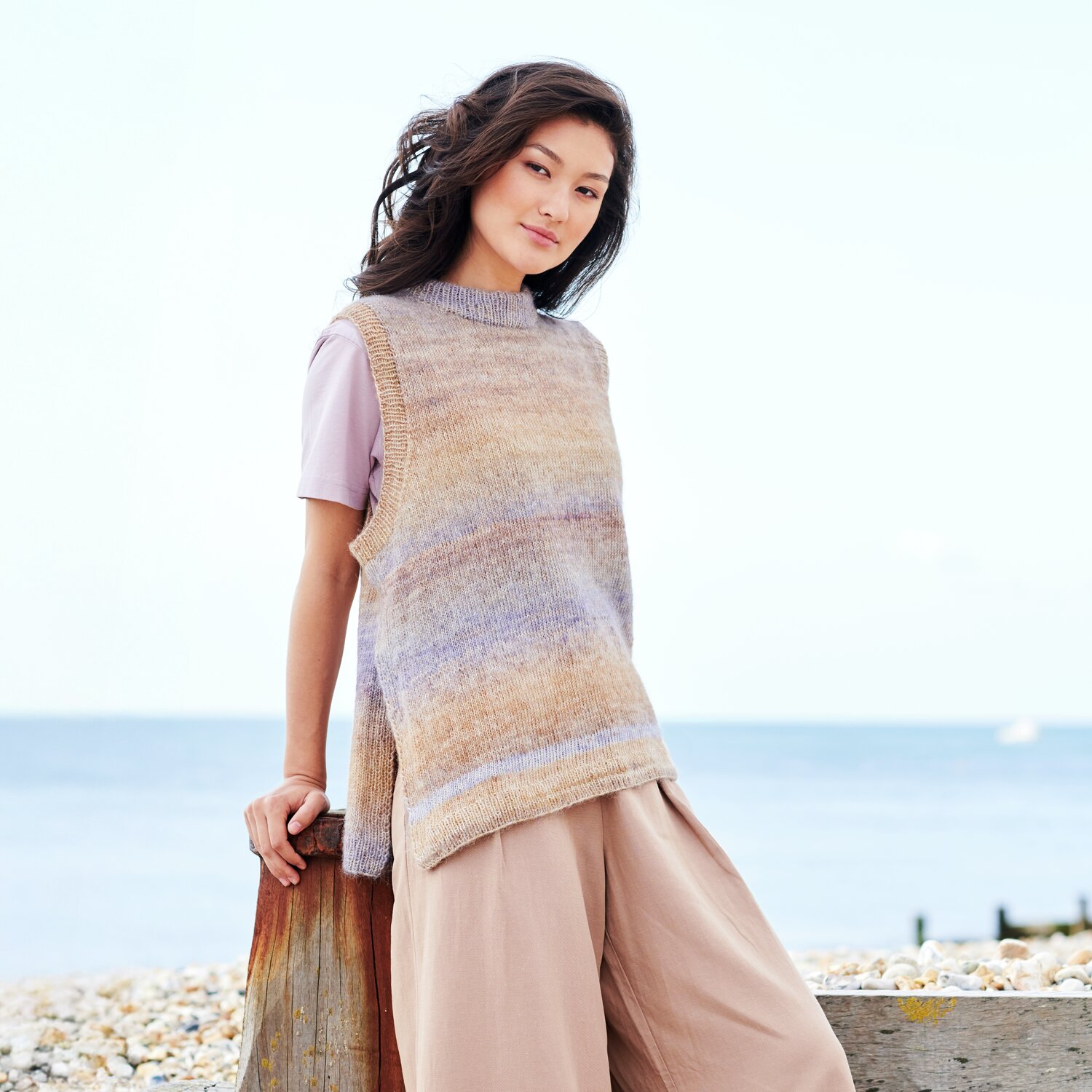 Strickset Pullunder Modell 15 aus Lovewool No. 22 von Rico Design