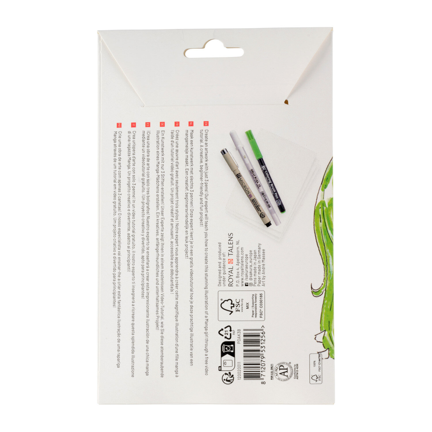 Kreativ-Set Manga von Royal Talens