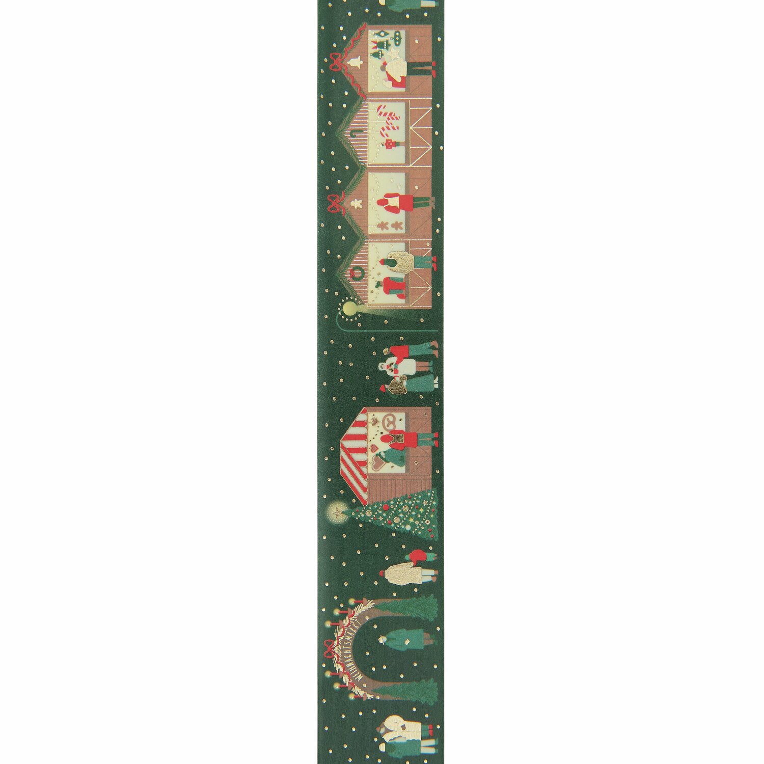 Paper Poetry Tape Weihnachtsmarkt 3cm 10m von Rico Design