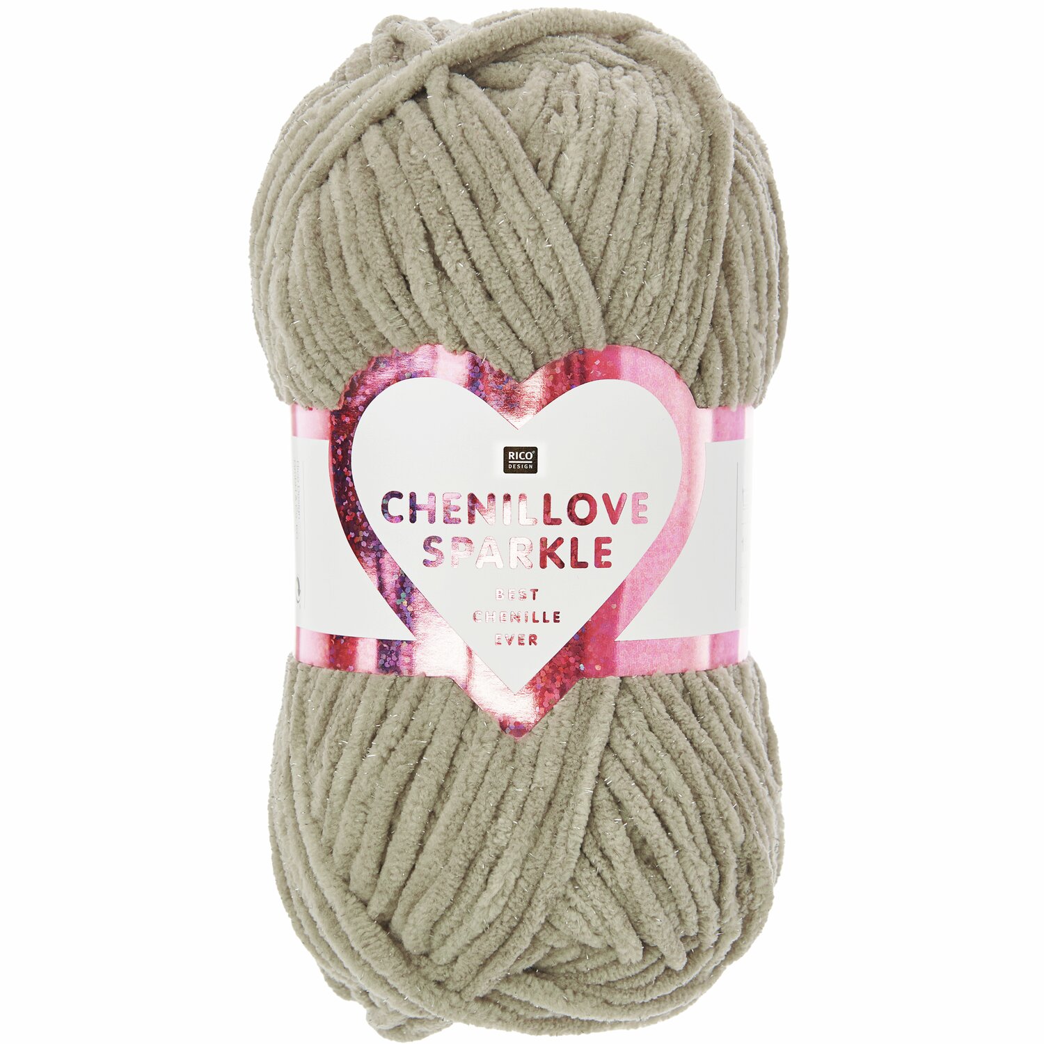Creative Chenillove Sparkle 100g 110m Farbe Taupe von Rico Design Creative Chenillove Sparkle 100g 110m Farbe Taupe von Rico Design