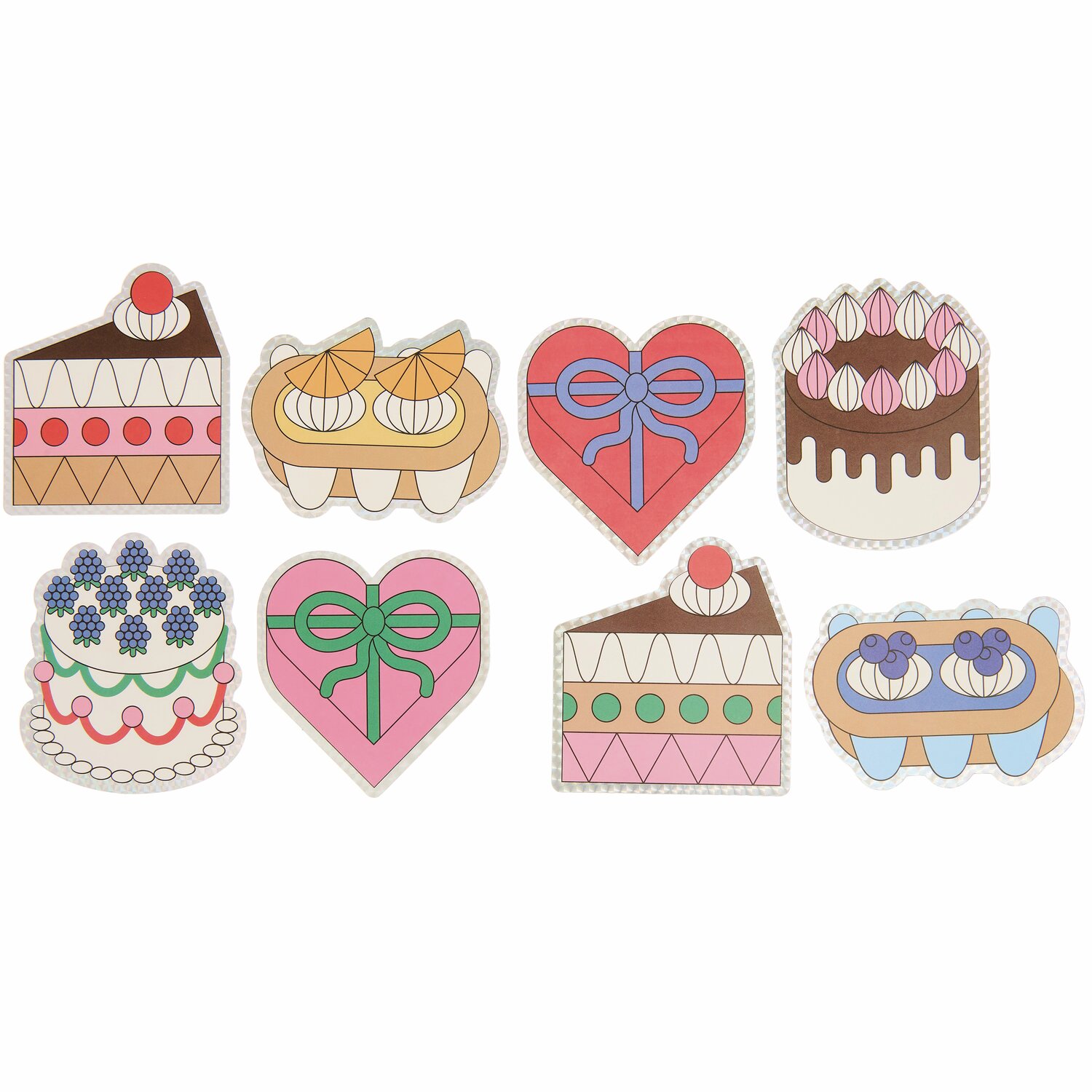 Rico Design x Redfries Kartenset Torten formgestanzt B6 von Rico Design