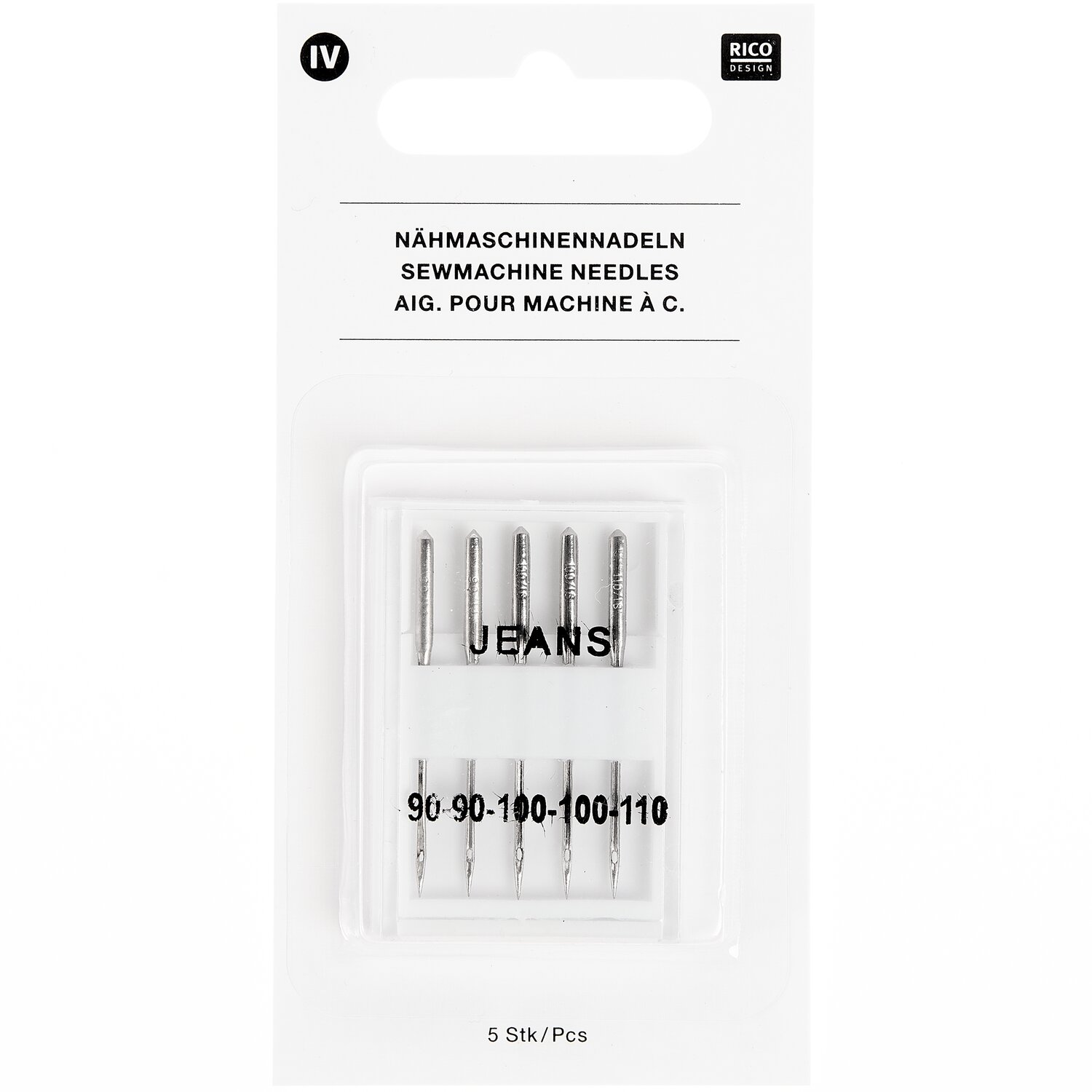 Nähmaschinennadeln Jeans 5 Stück von Rico Design
