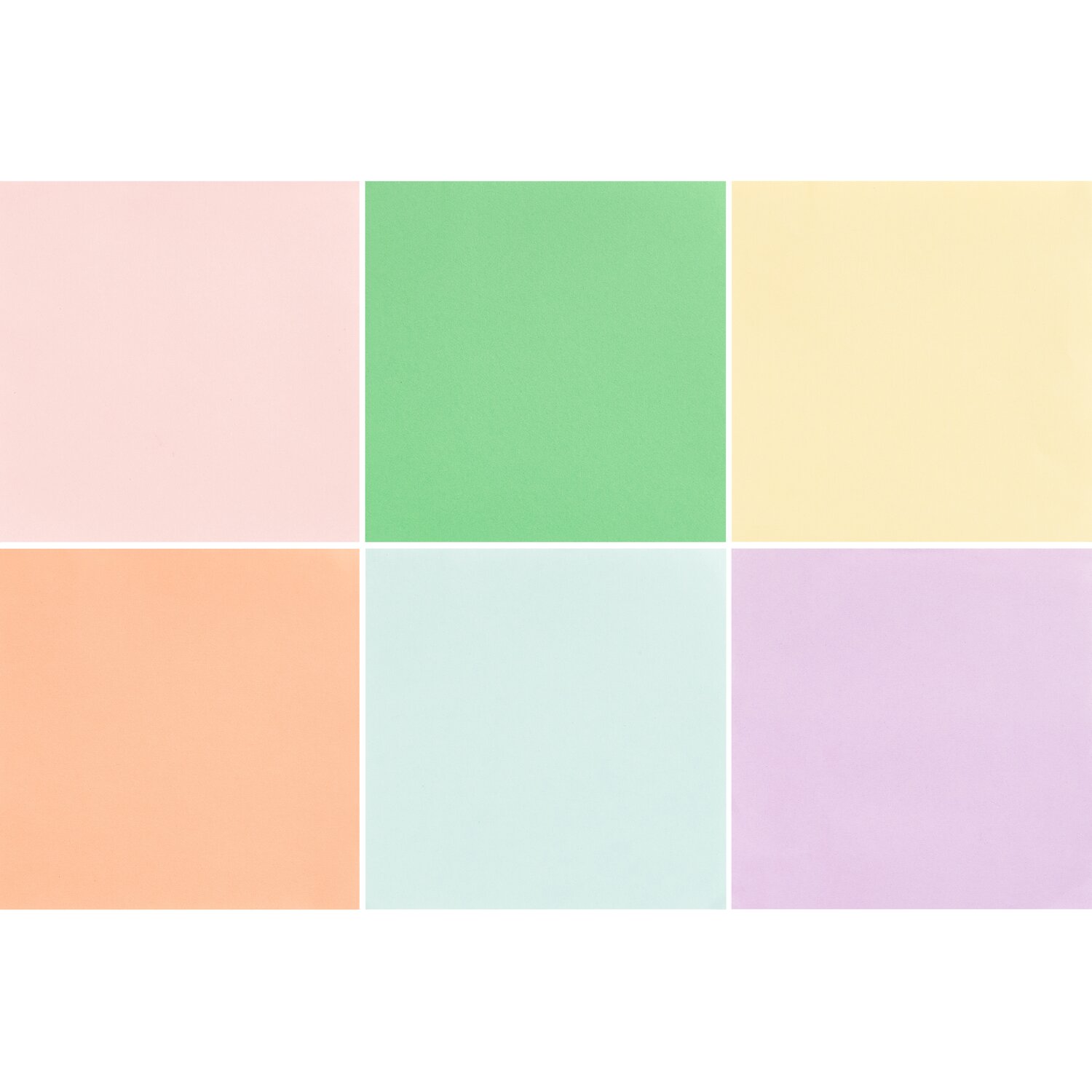 Paper Poetry Notizzettel-Box pastell 400 Blatt 9x9cm von Rico Design