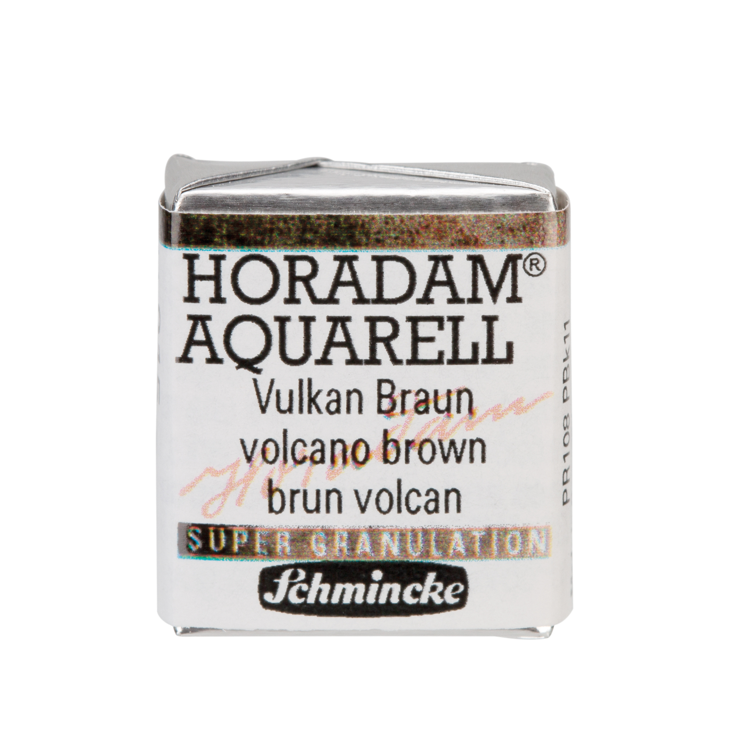 Schmincke HORADAM Aquarellfarbe 1/2 Näpfchen Vulkan Braun