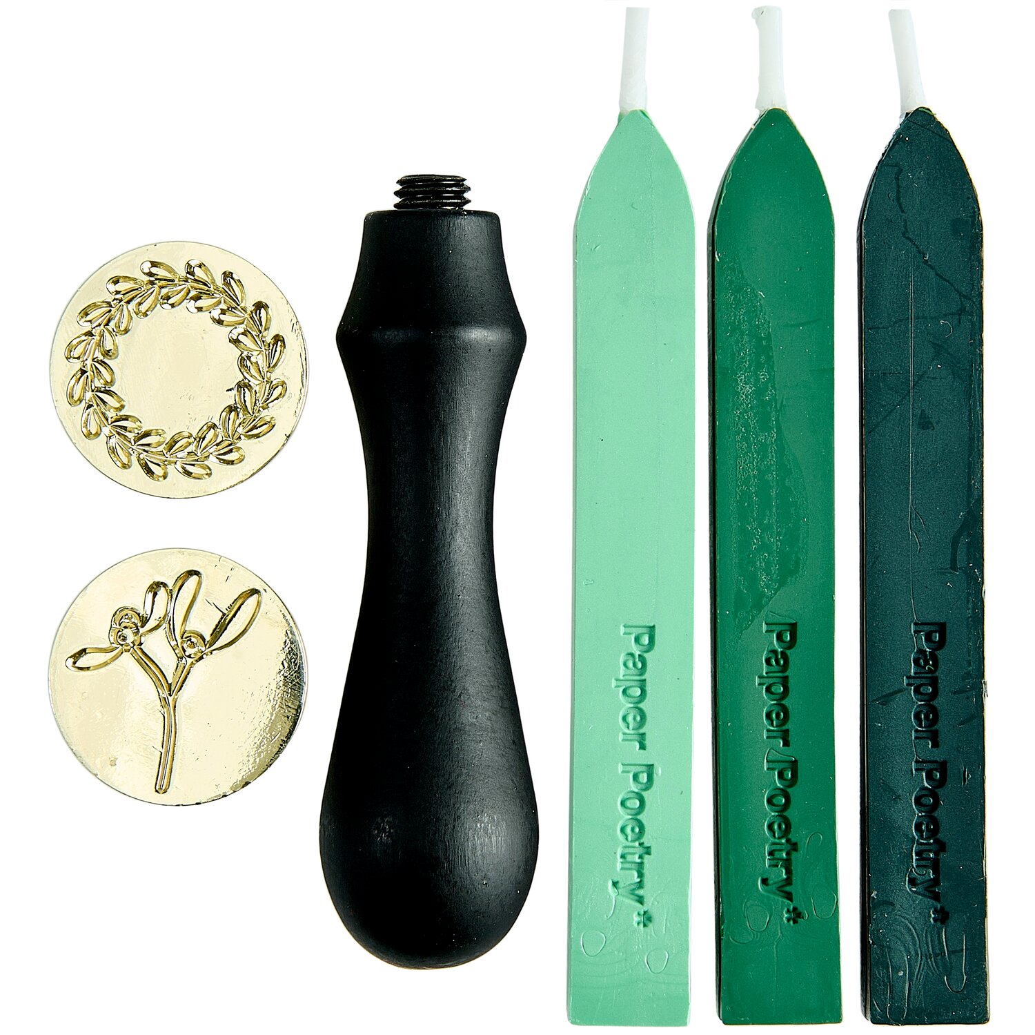 Paper Poetry Siegelwachs Set Mistletoe von Rico Design