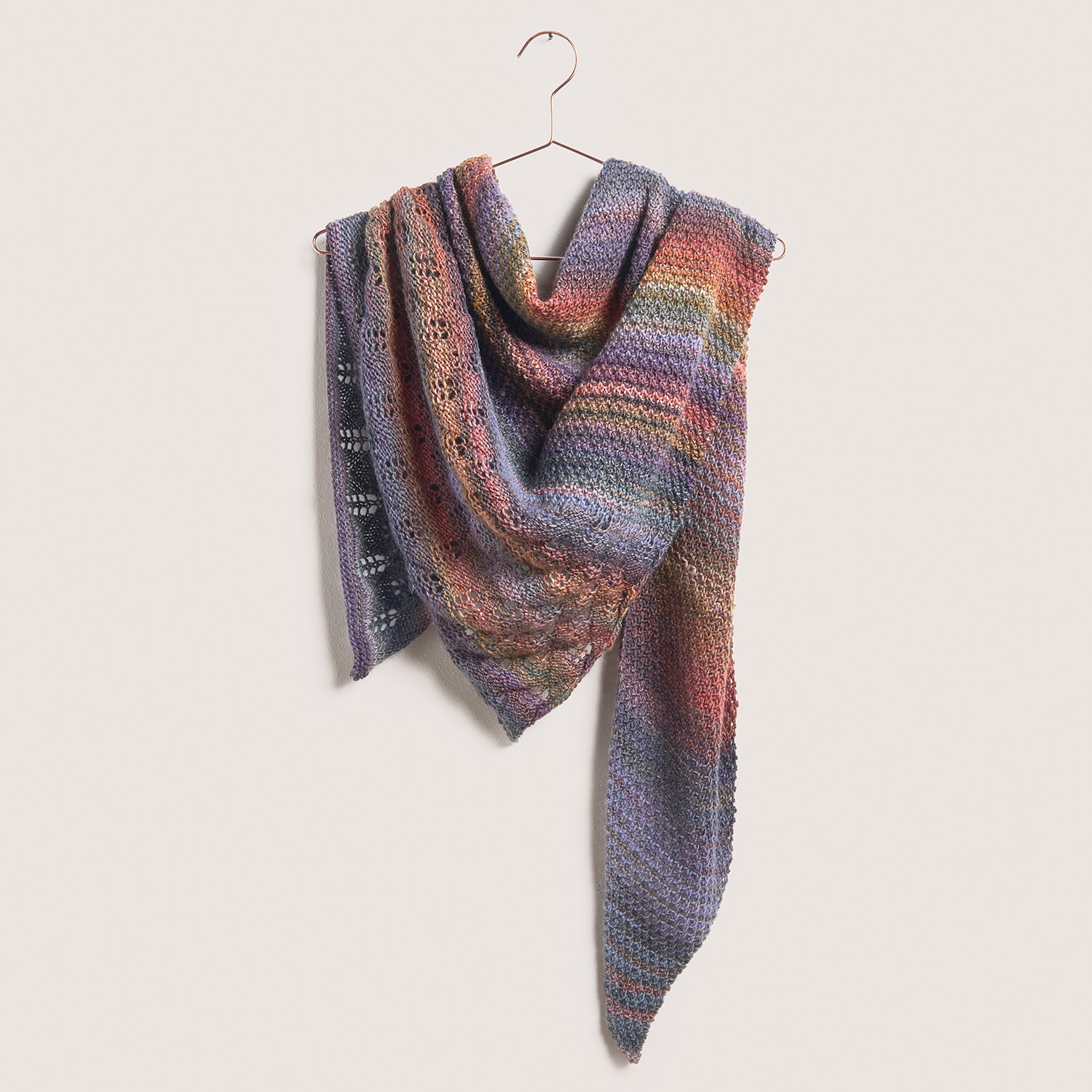 Strickanleitung Tuch aus Creative Melange aran Wonderball von Rico Design