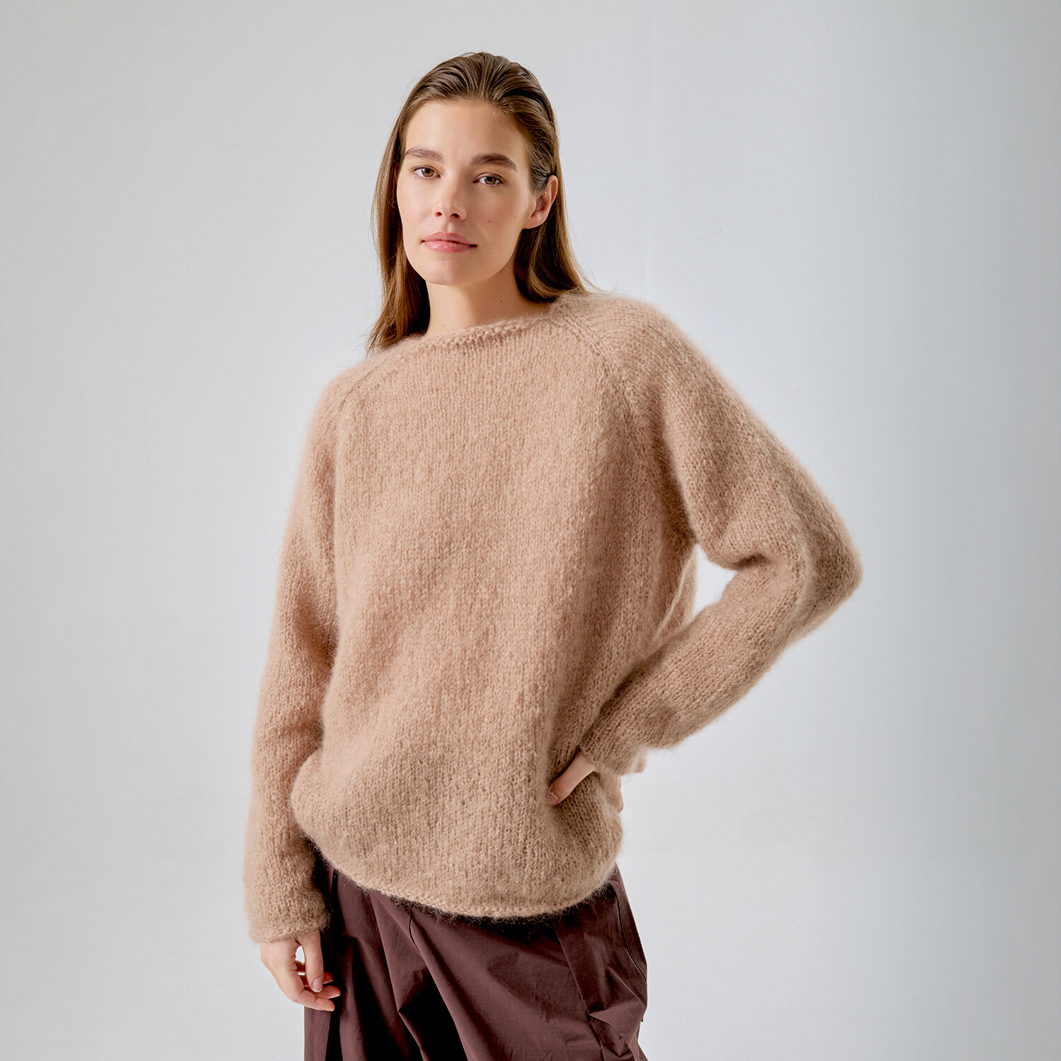Strickanleitung Pullover aus Fashion Mohair Merino chunky
