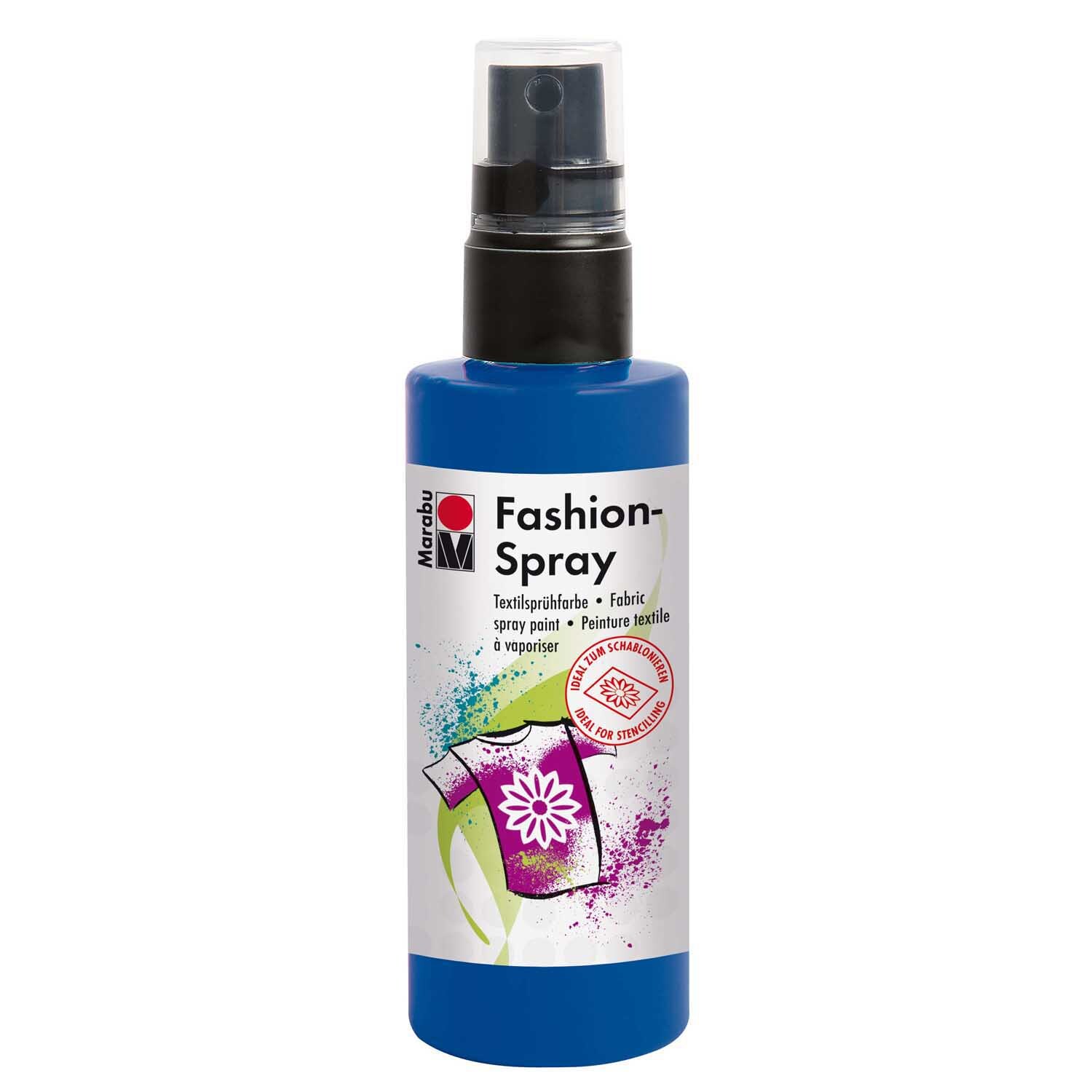 Marabu Textilsprühfarbe , Fashion-Spray, , marineblau, 100 ml