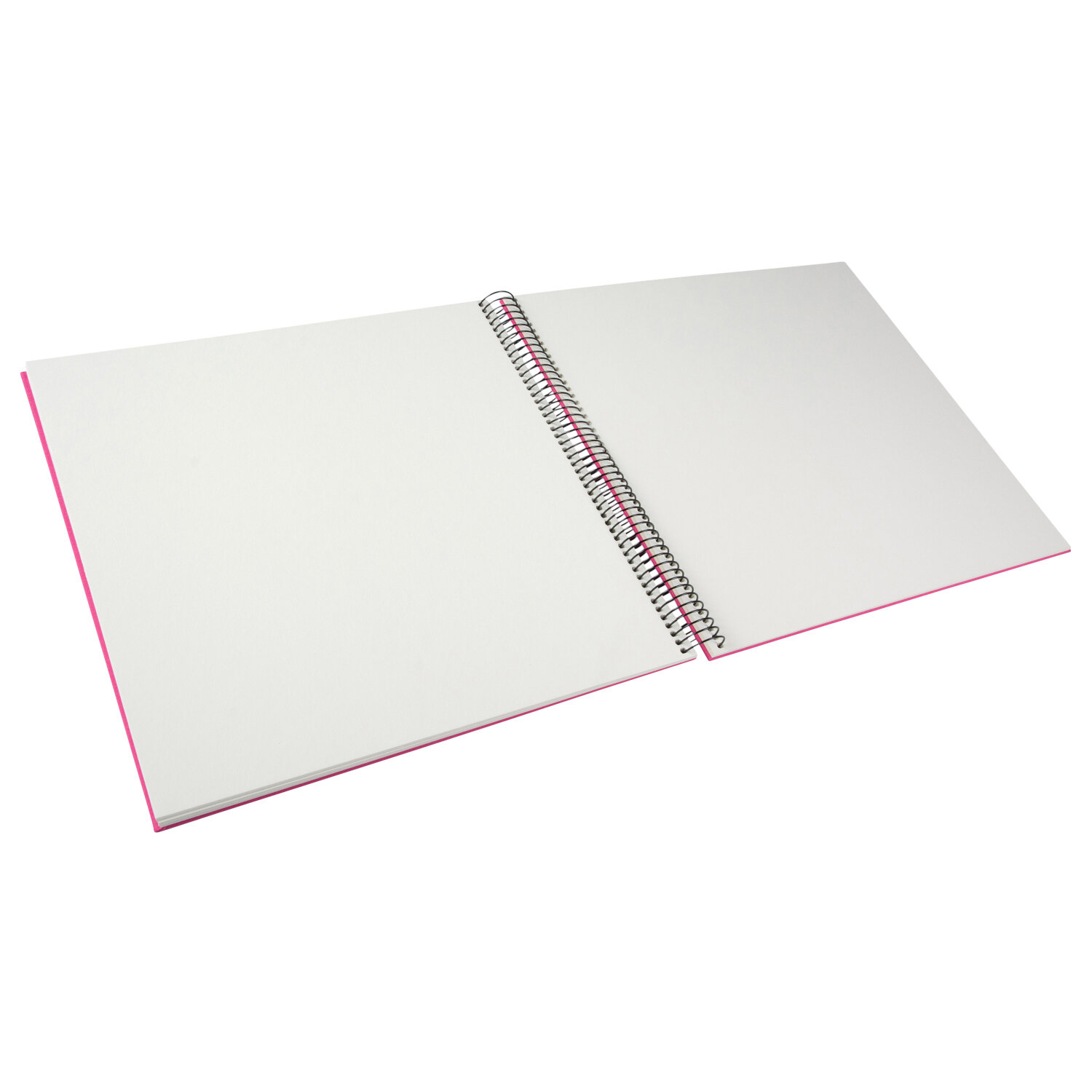 Spiralalbum 30x35cm Leinen 40 weiße Seiten Farbe Fuchsia von Goldbuch Georg Brückner 