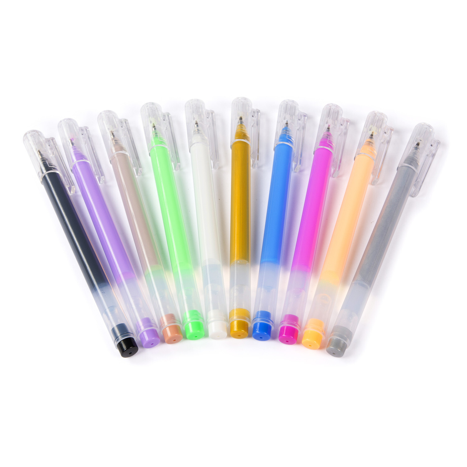 Acryl-Gelstifte für Fotoalben 10 Farben von Goldbuch Georg Brückner Acryl-Gelstifte für Fotoalben 10 Farben: Zehn bunte Stifte von goldbuch in transparenten Hüllen.