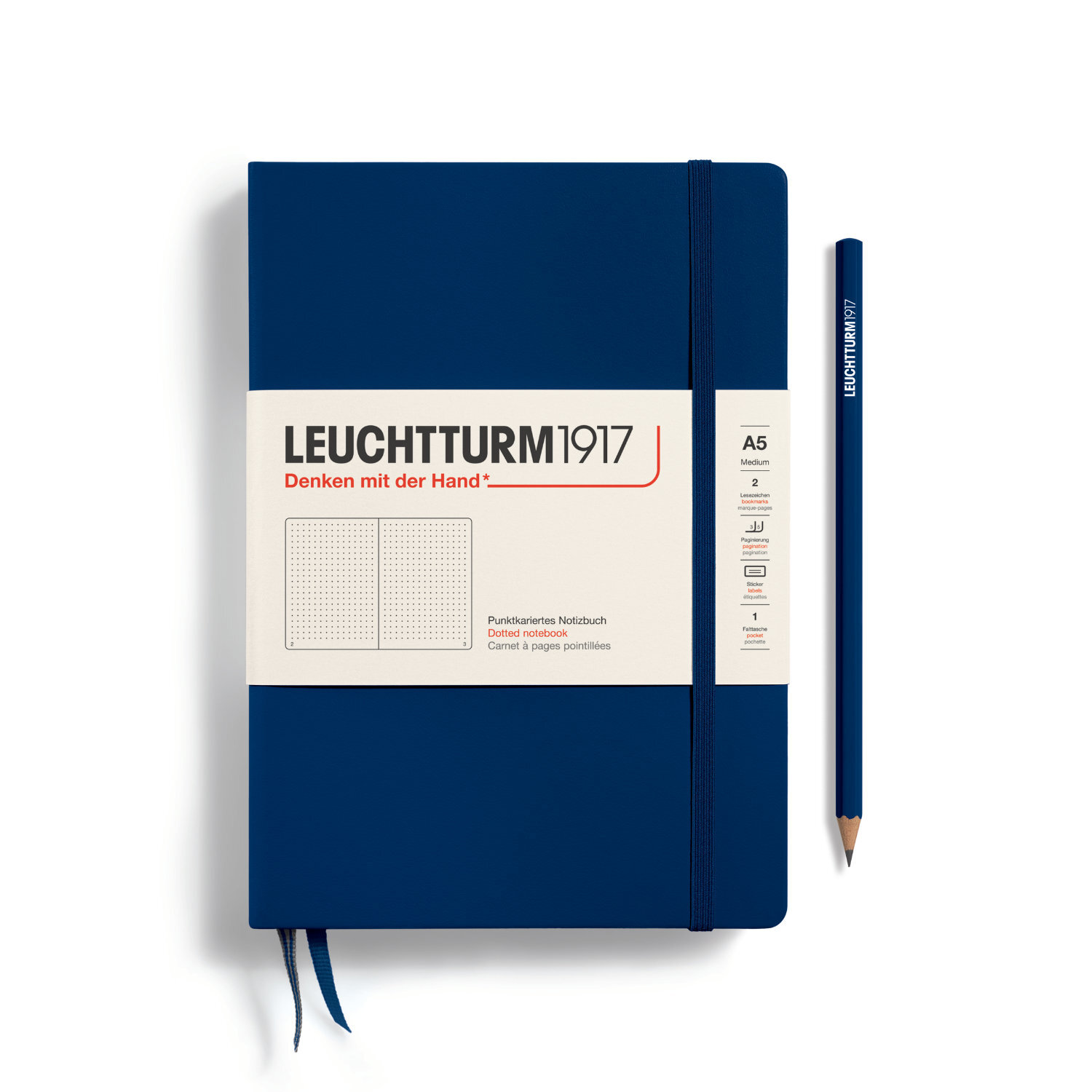 Notizbuch Medium dotted Hardcover A5