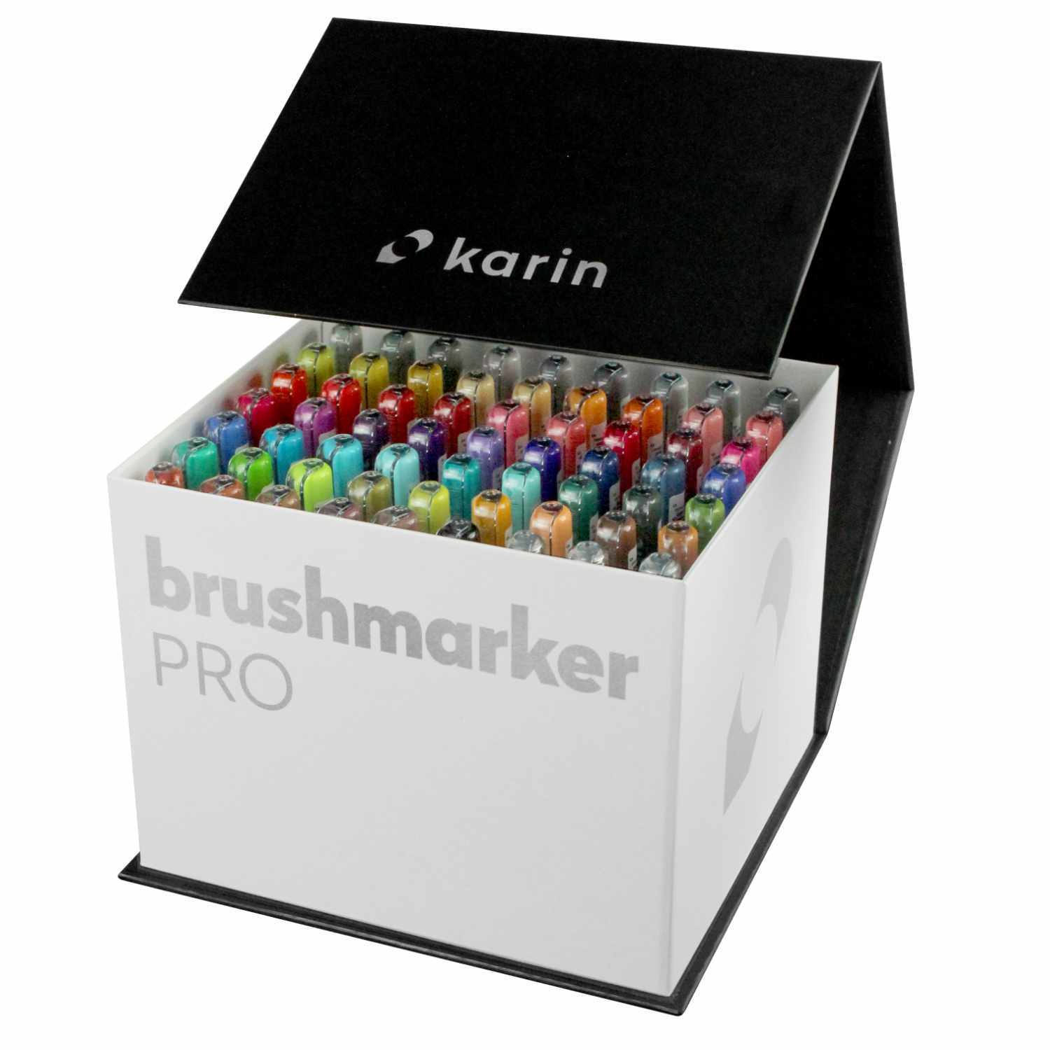 Brushmarker PRO Mega Box 60 Farben + 3 Blender Brushmarker PRO Mega Box 60 Farben + 3 Blender