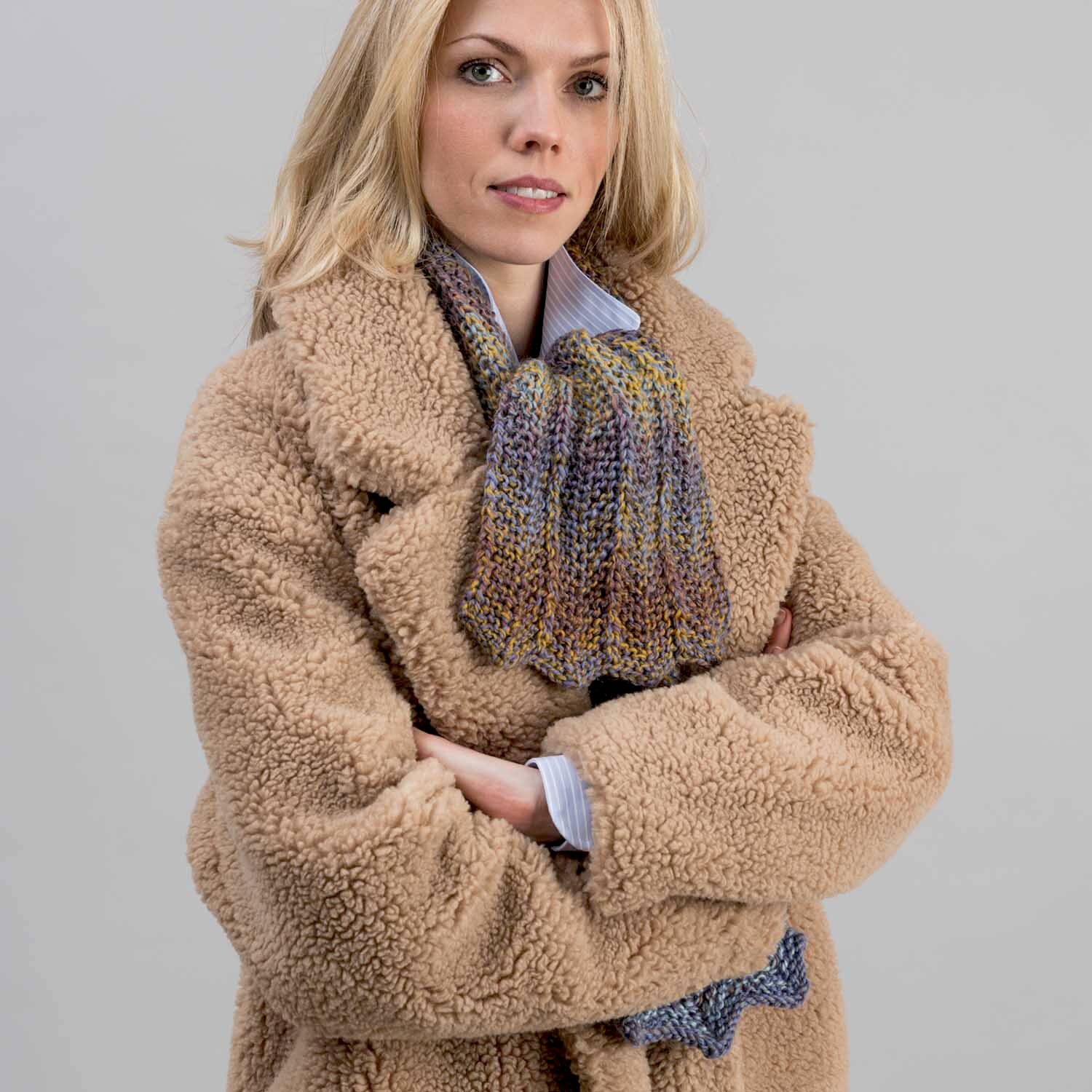 Strickanleitung Schal aus Creative Ito Iro chunky von idee. Creativmarkt 