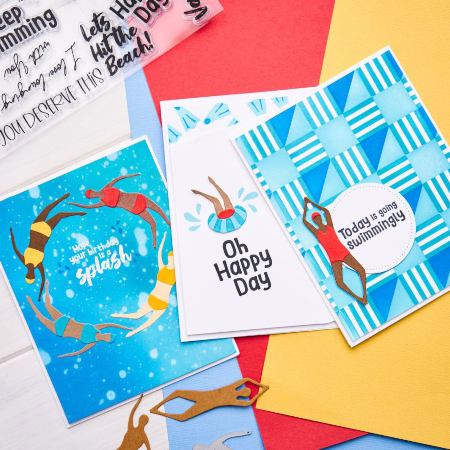 Clear Stamps Set Synchronized Swimmer 29PK von idee. Creativmarkt