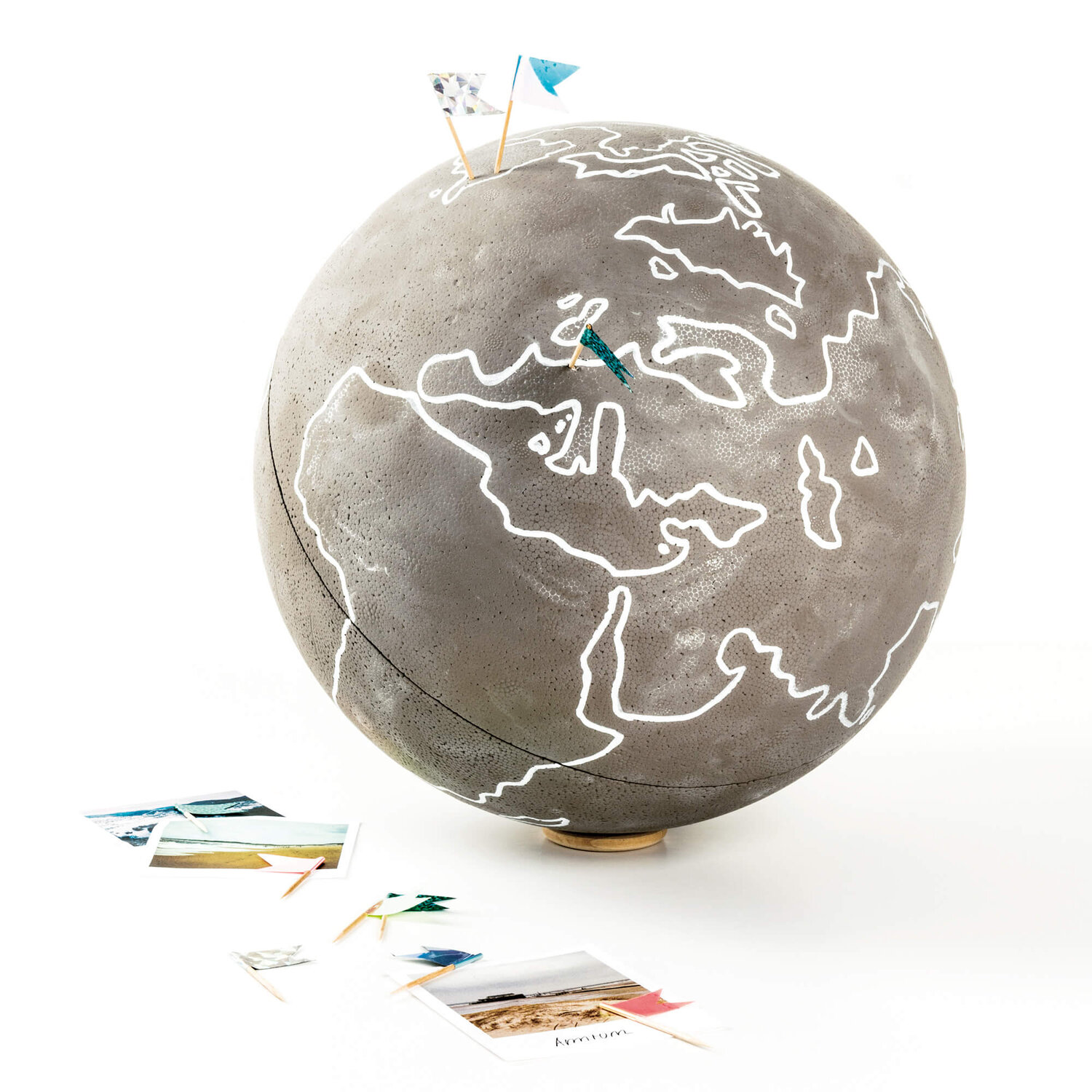 Bastelanleitung Globus von idee. Creativmarkt 